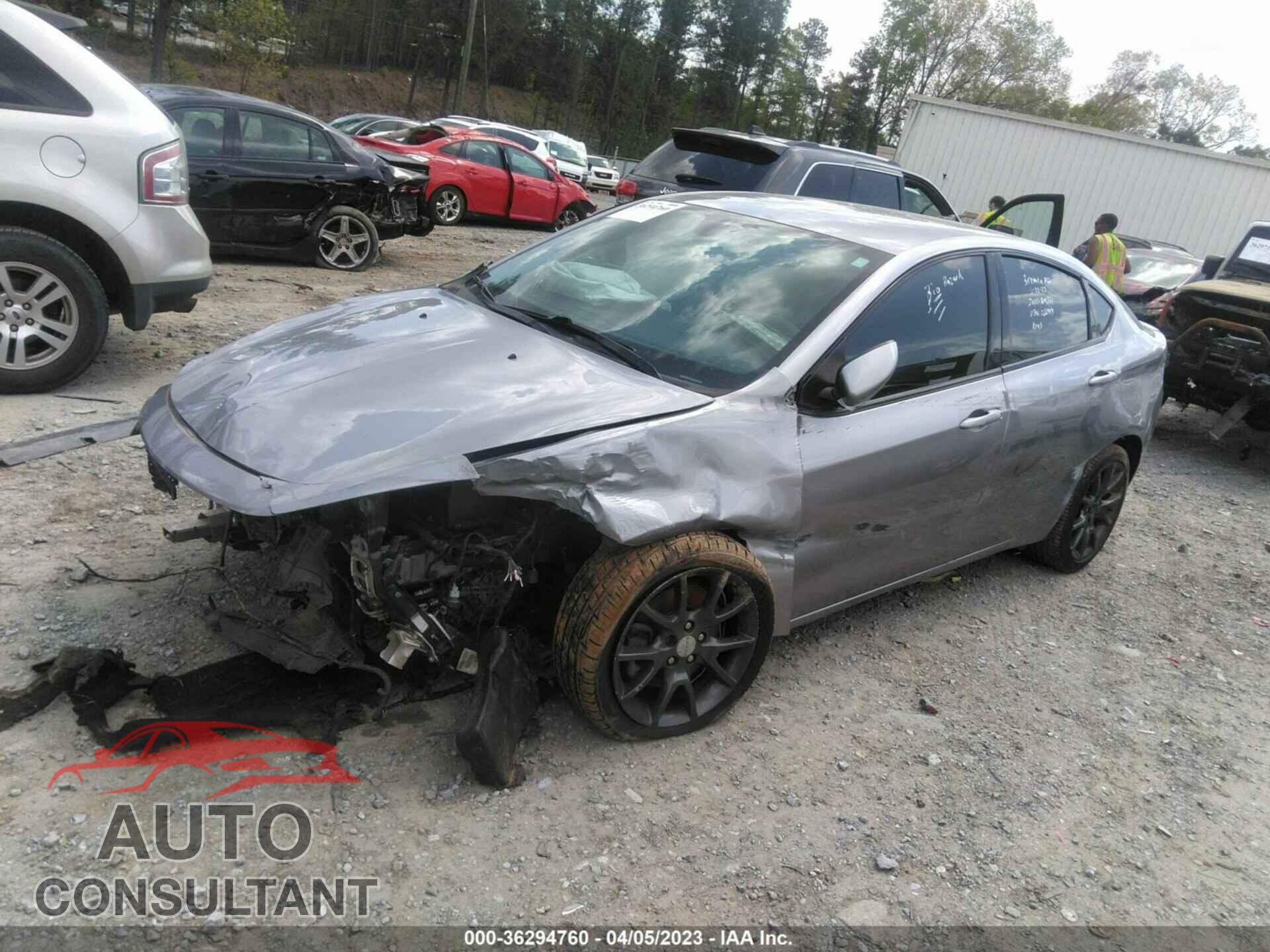 DODGE DART 2015 - 1C3CDFBB0FD266949