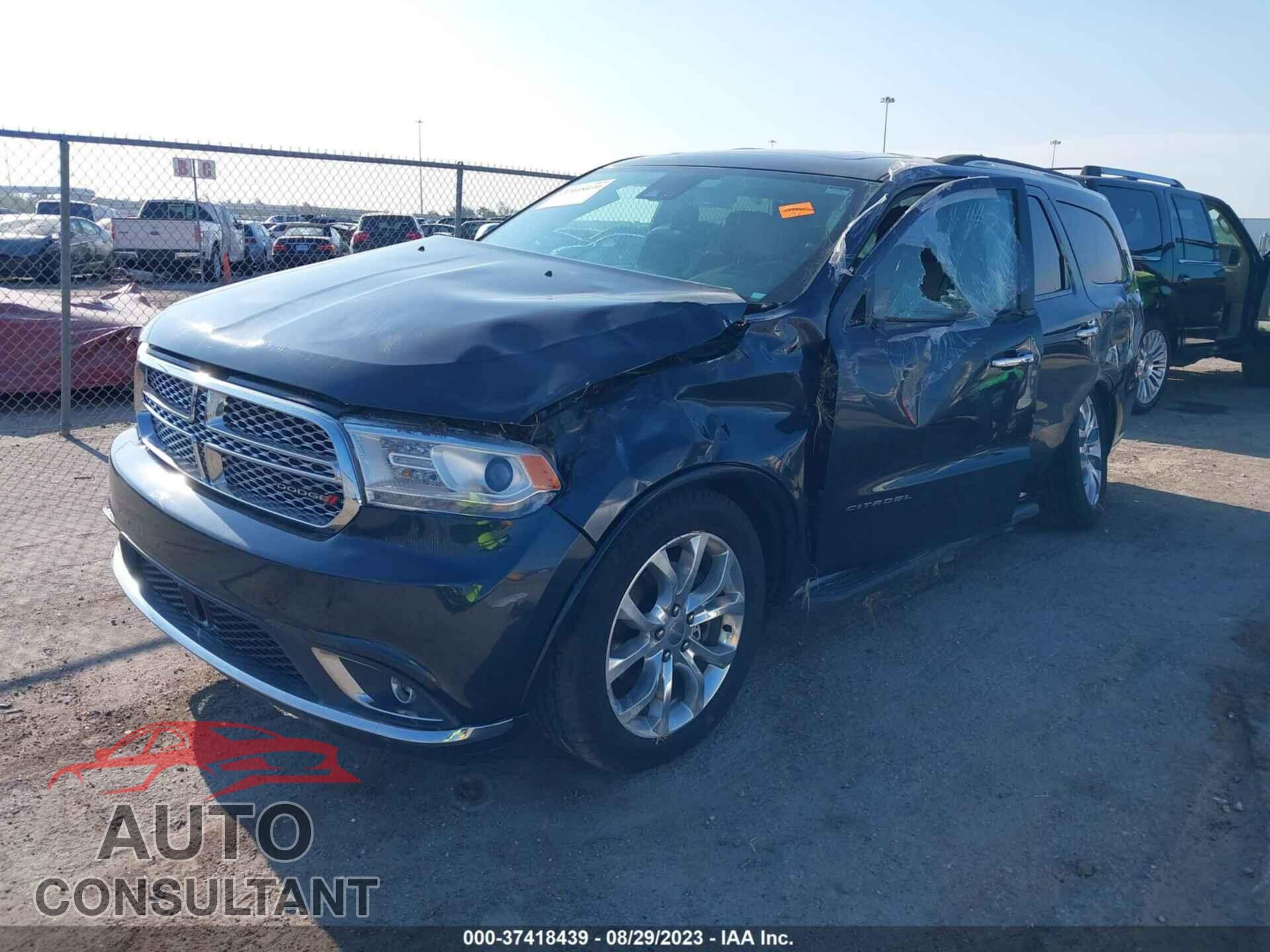 DODGE DURANGO 2016 - 1C4RDHEGXGC424343