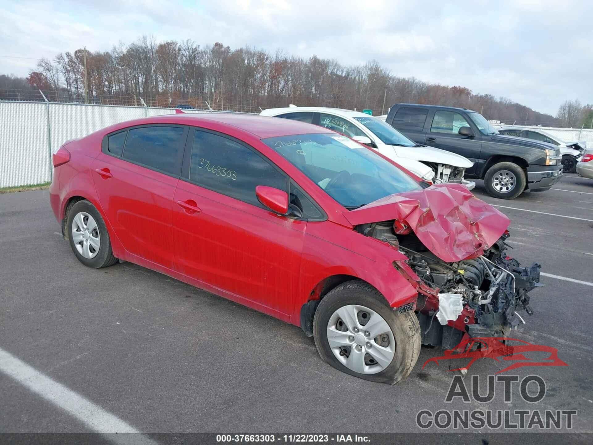 KIA FORTE 2016 - KNAFK4A64G5600948