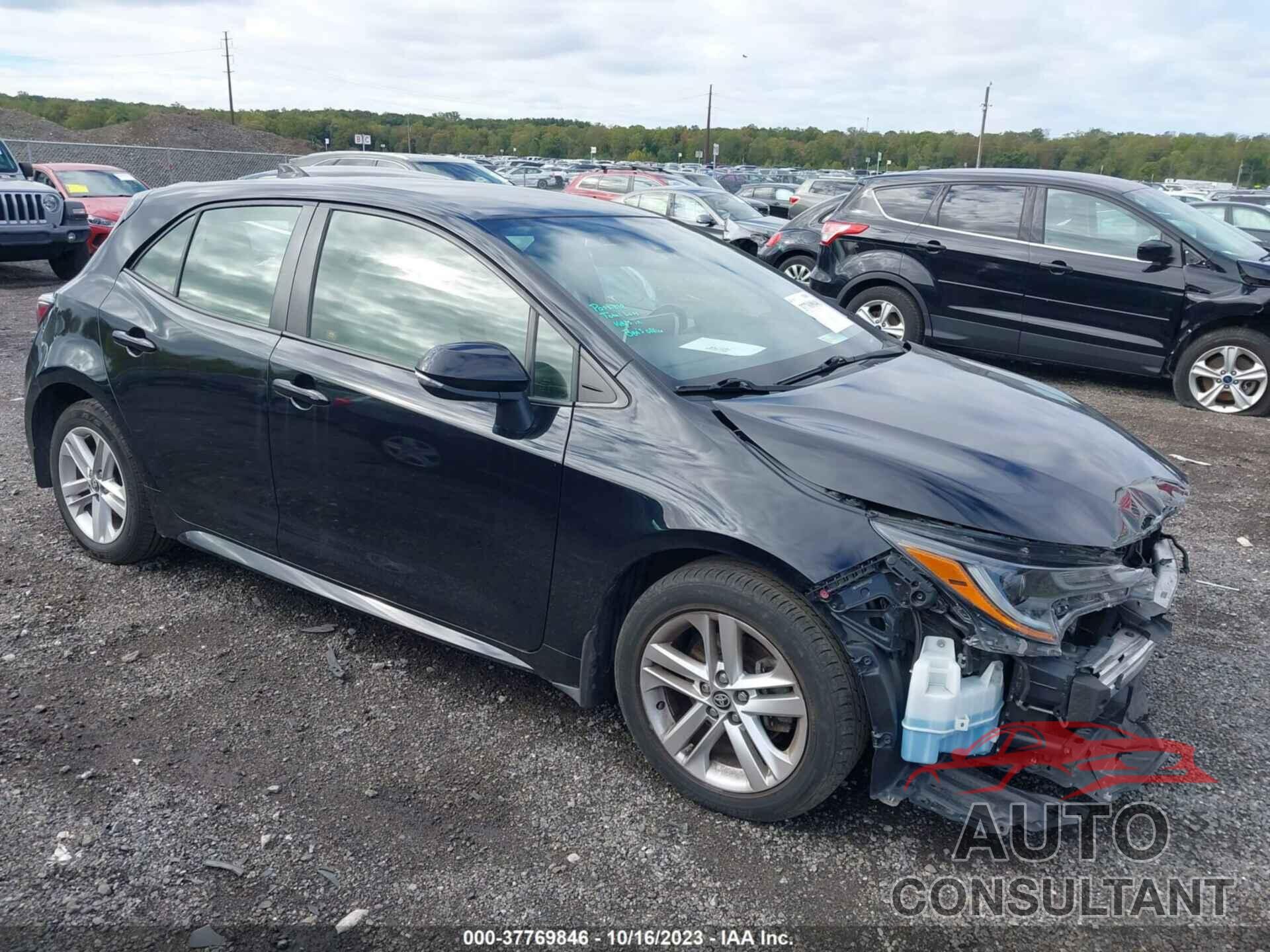 TOYOTA COROLLA 2019 - JTNK4RBE2K3036165