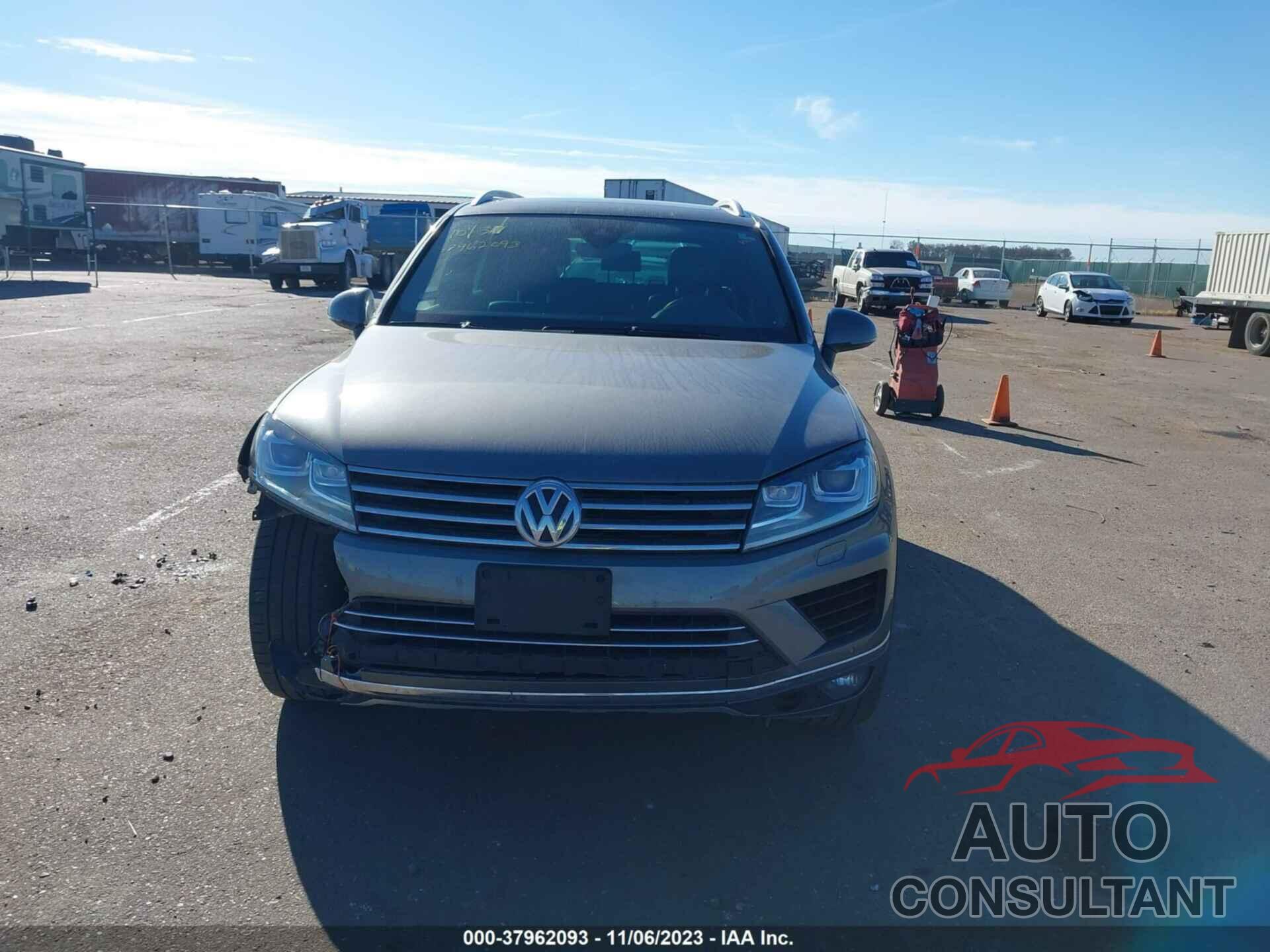 VOLKSWAGEN TOUAREG 2017 - WVGRF7BP2HD005533