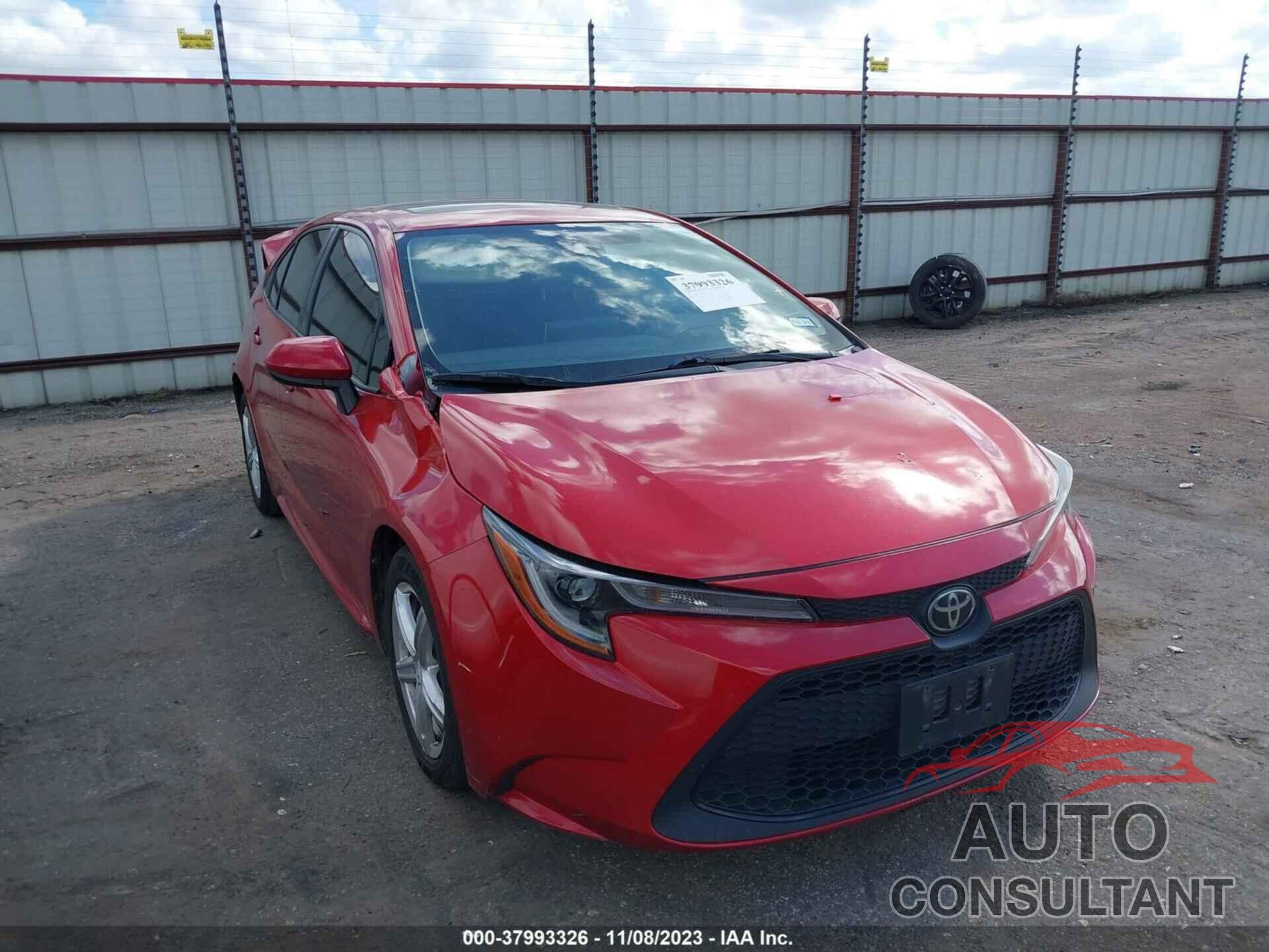 TOYOTA COROLLA 2020 - JTDHPRAE0LJ000494