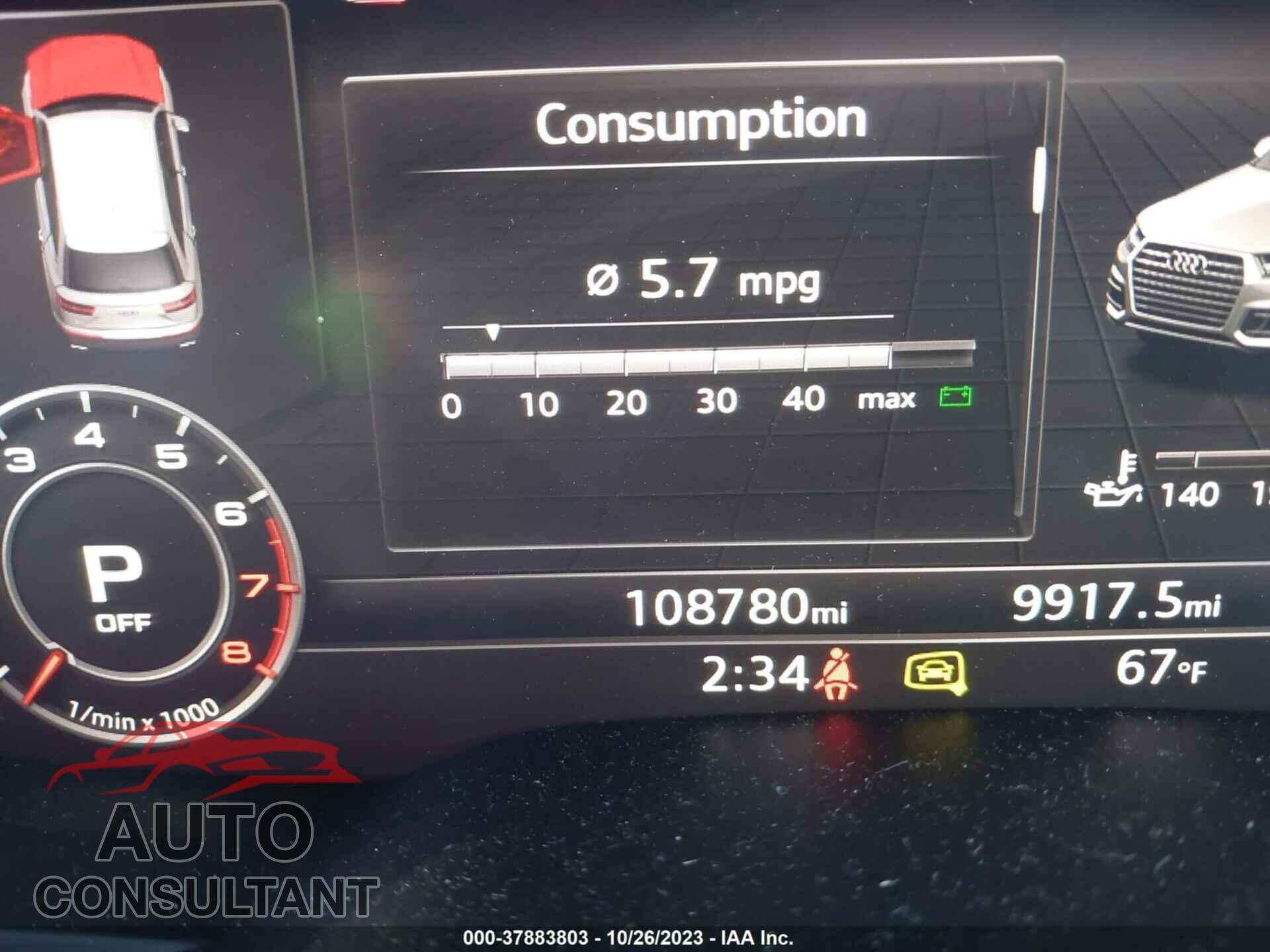 AUDI Q7 2018 - WA1LAAF77JD036390
