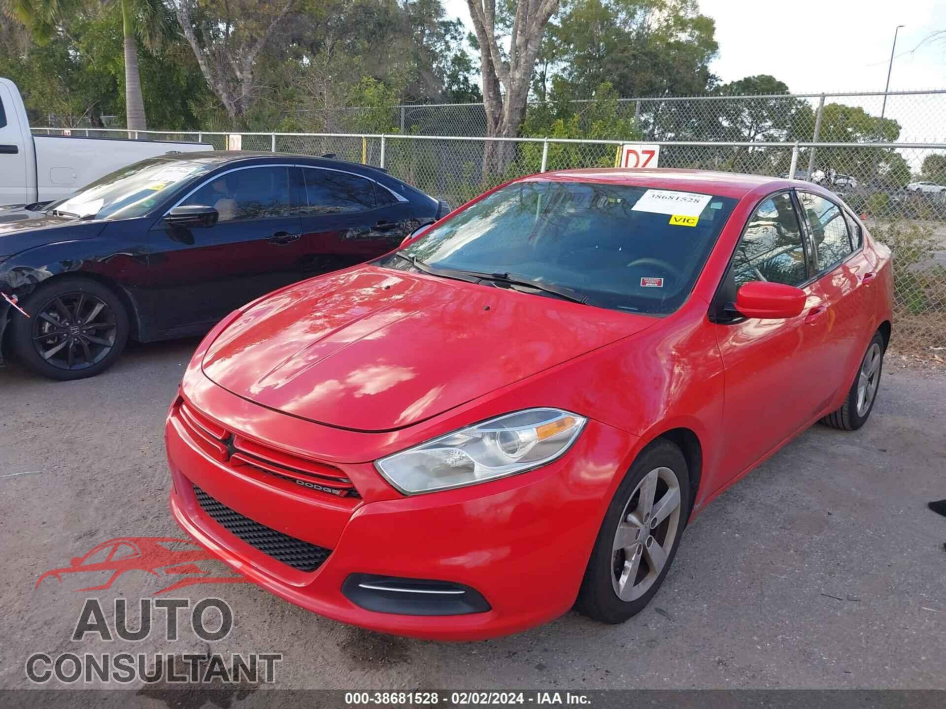 DODGE DART 2016 - 1C3CDFFA8GD819852