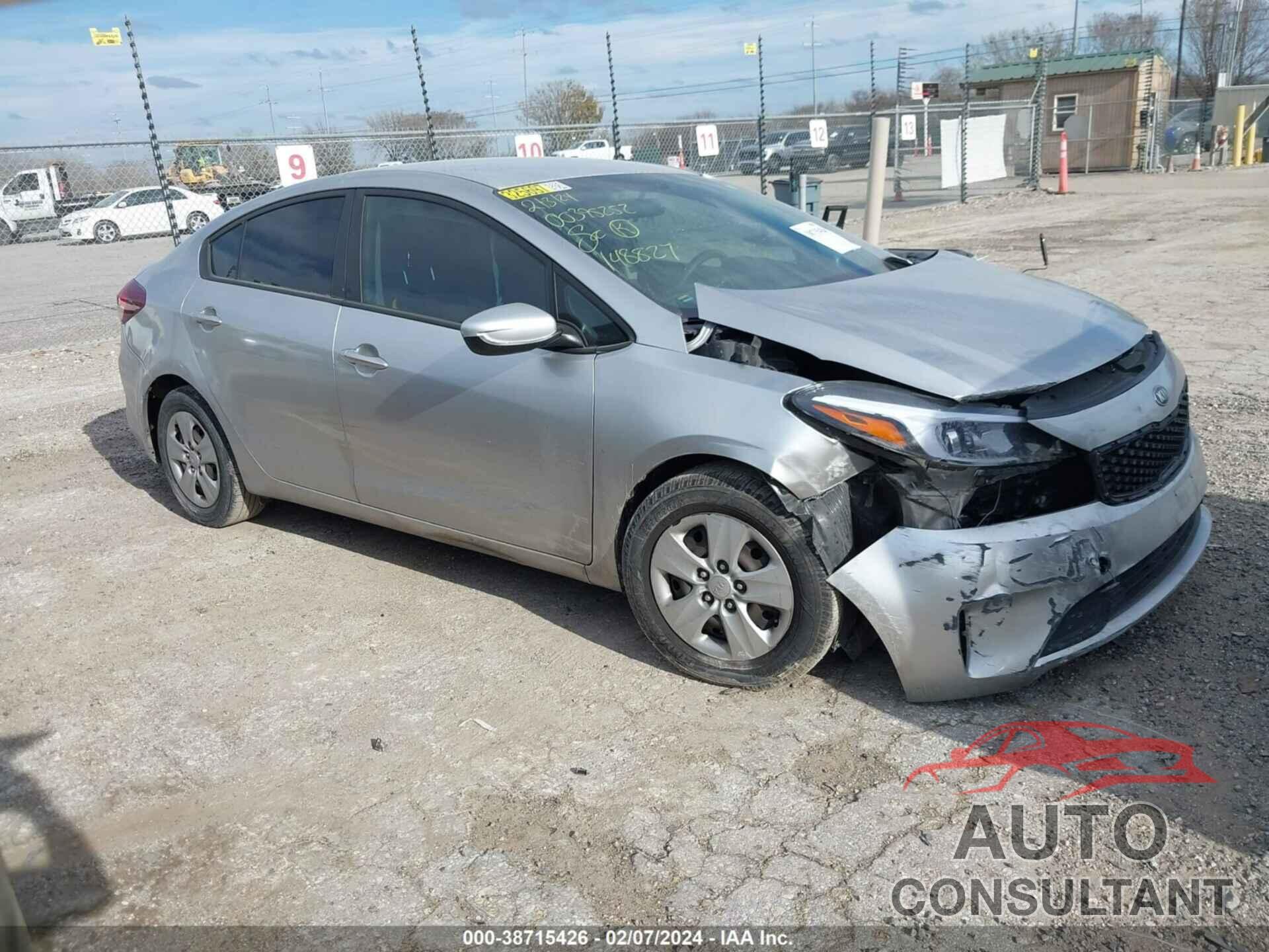 KIA FORTE 2017 - 3KPFK4A78HE148827