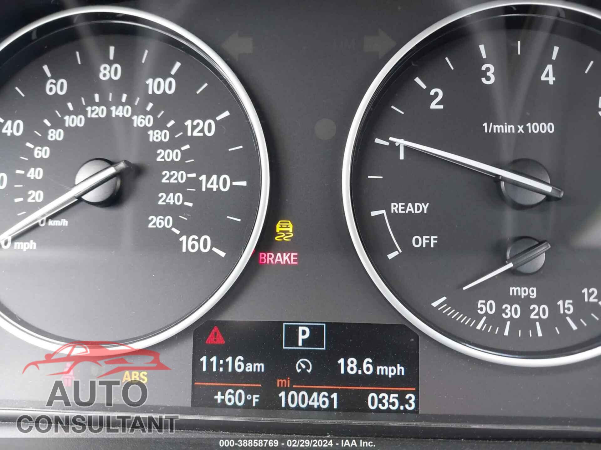 BMW 320I 2016 - WBA8E1G50GNU10867