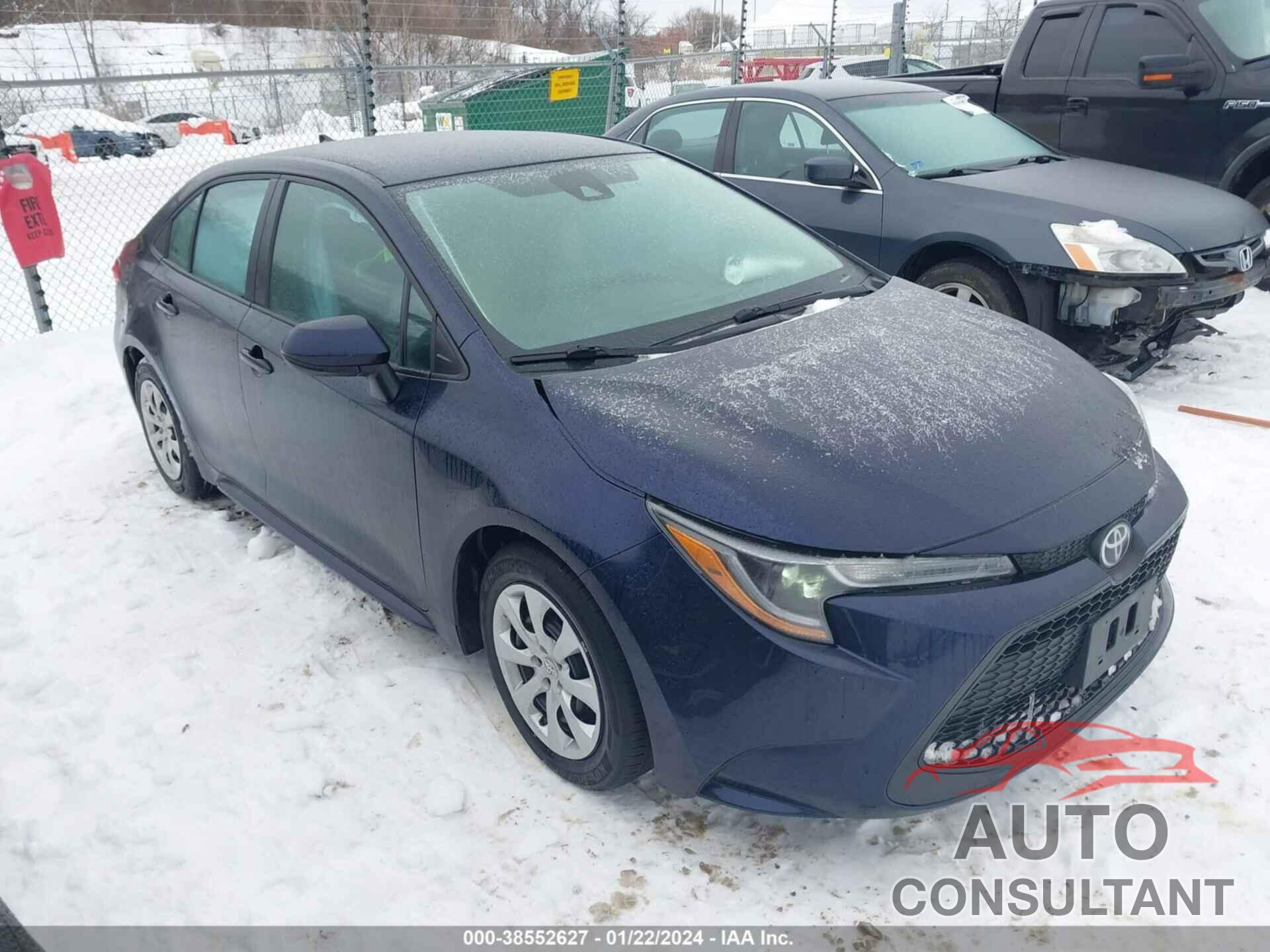 TOYOTA COROLLA 2020 - 5YFEPRAE8LP039610
