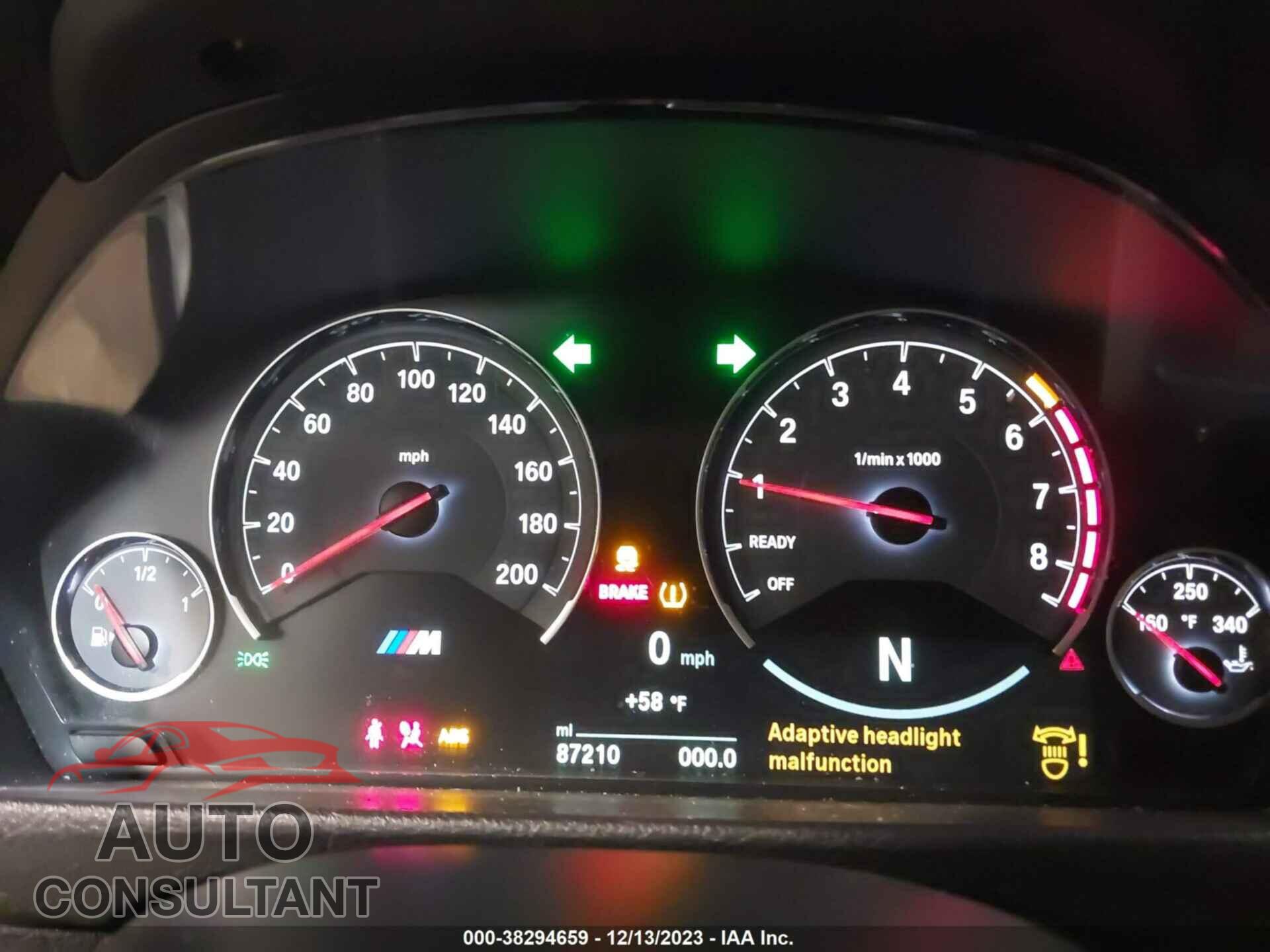 BMW M3 2016 - WBS8M9C50G5D30698