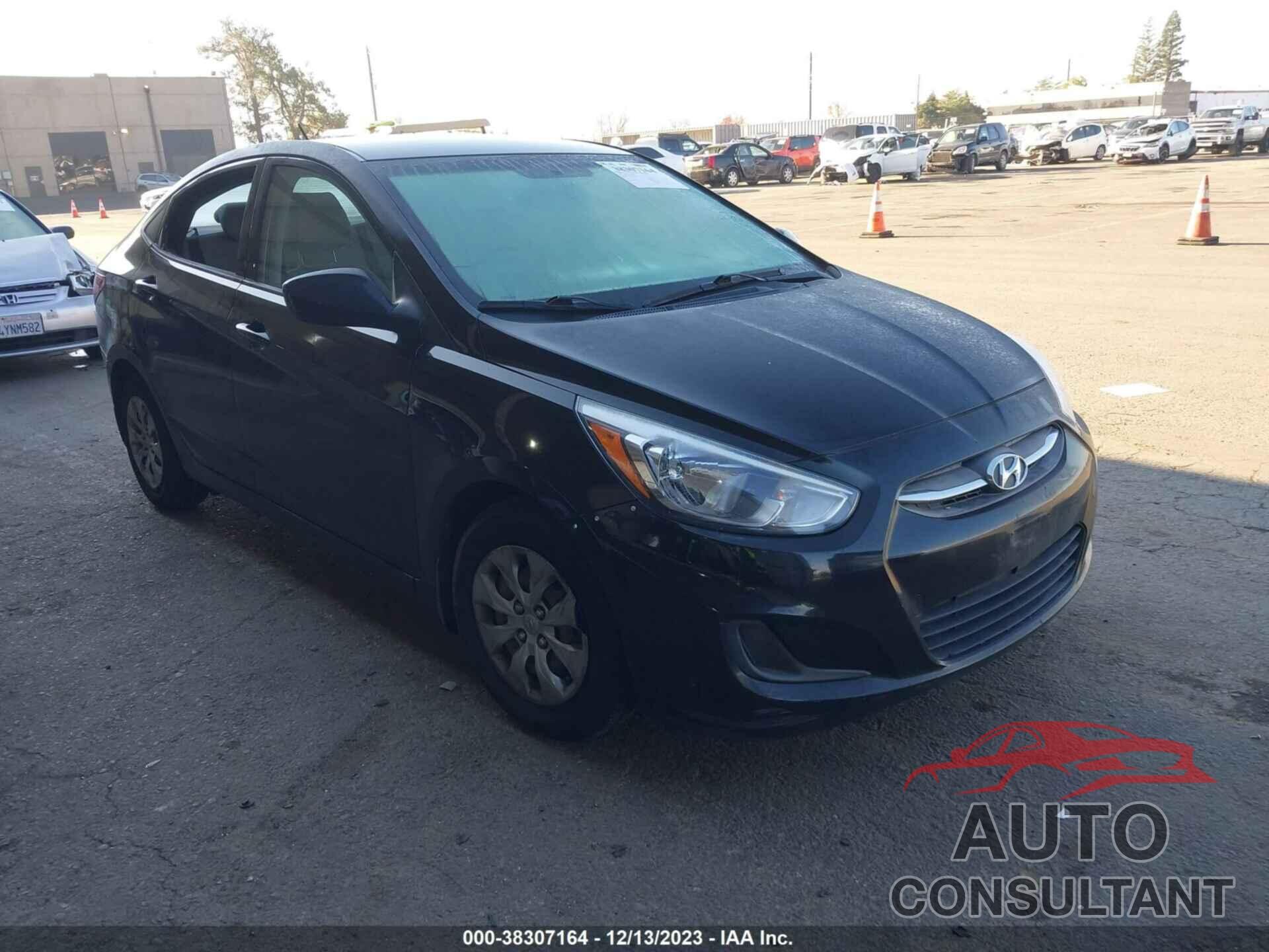 HYUNDAI ACCENT 2016 - KMHCT4AE9GU163718