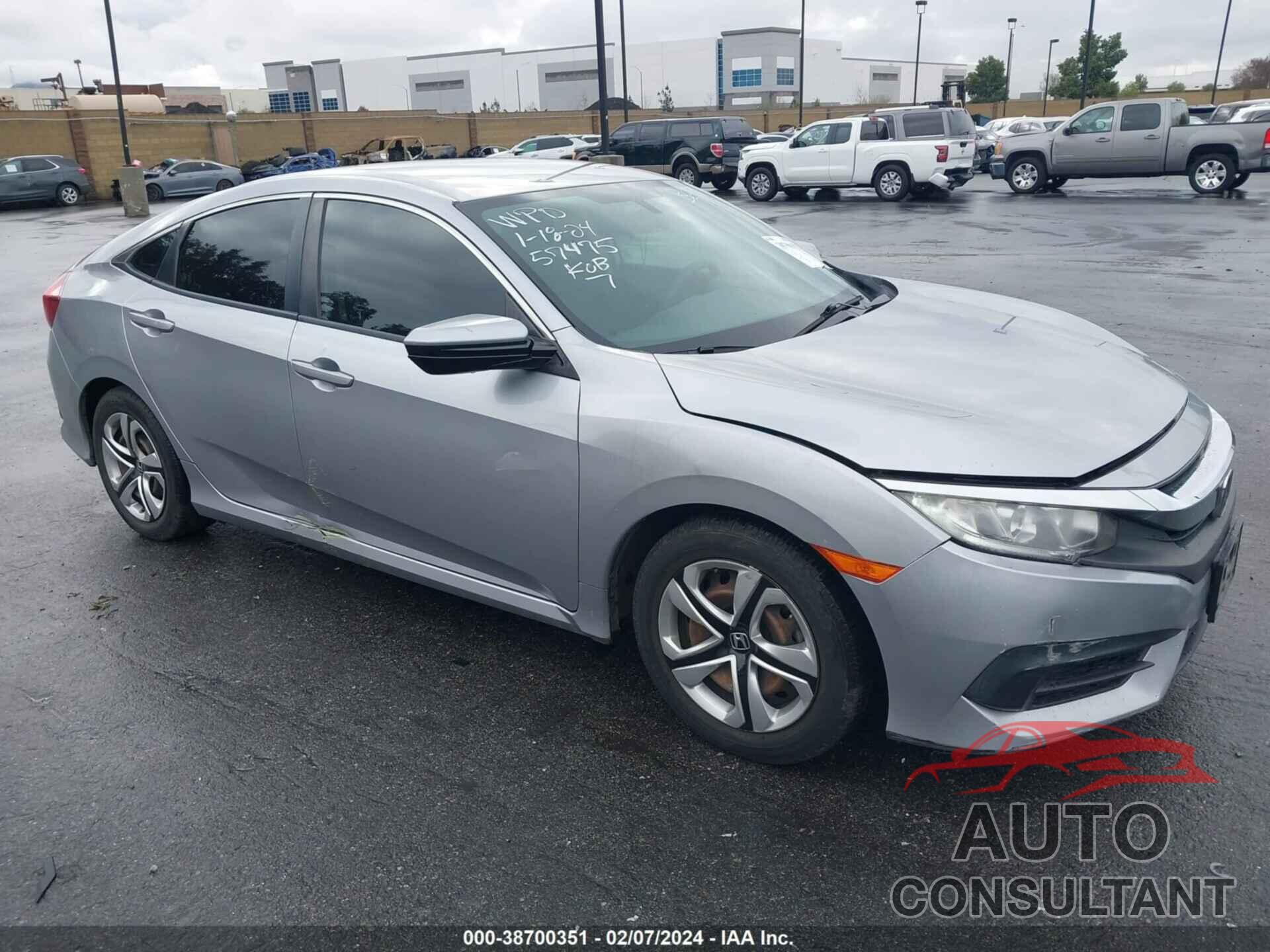 HONDA CIVIC 2017 - 19XFC2F54HE218770