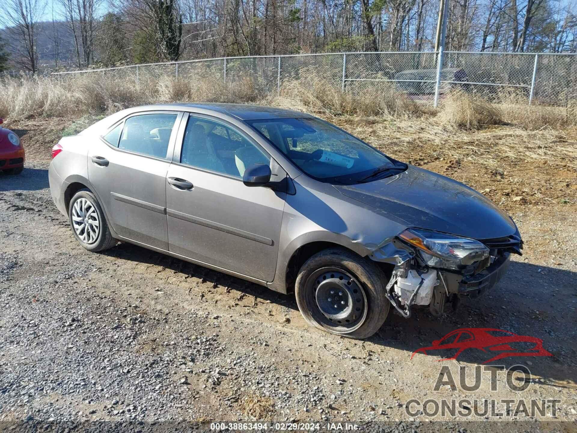 TOYOTA COROLLA 2018 - 2T1BURHE5JC995528
