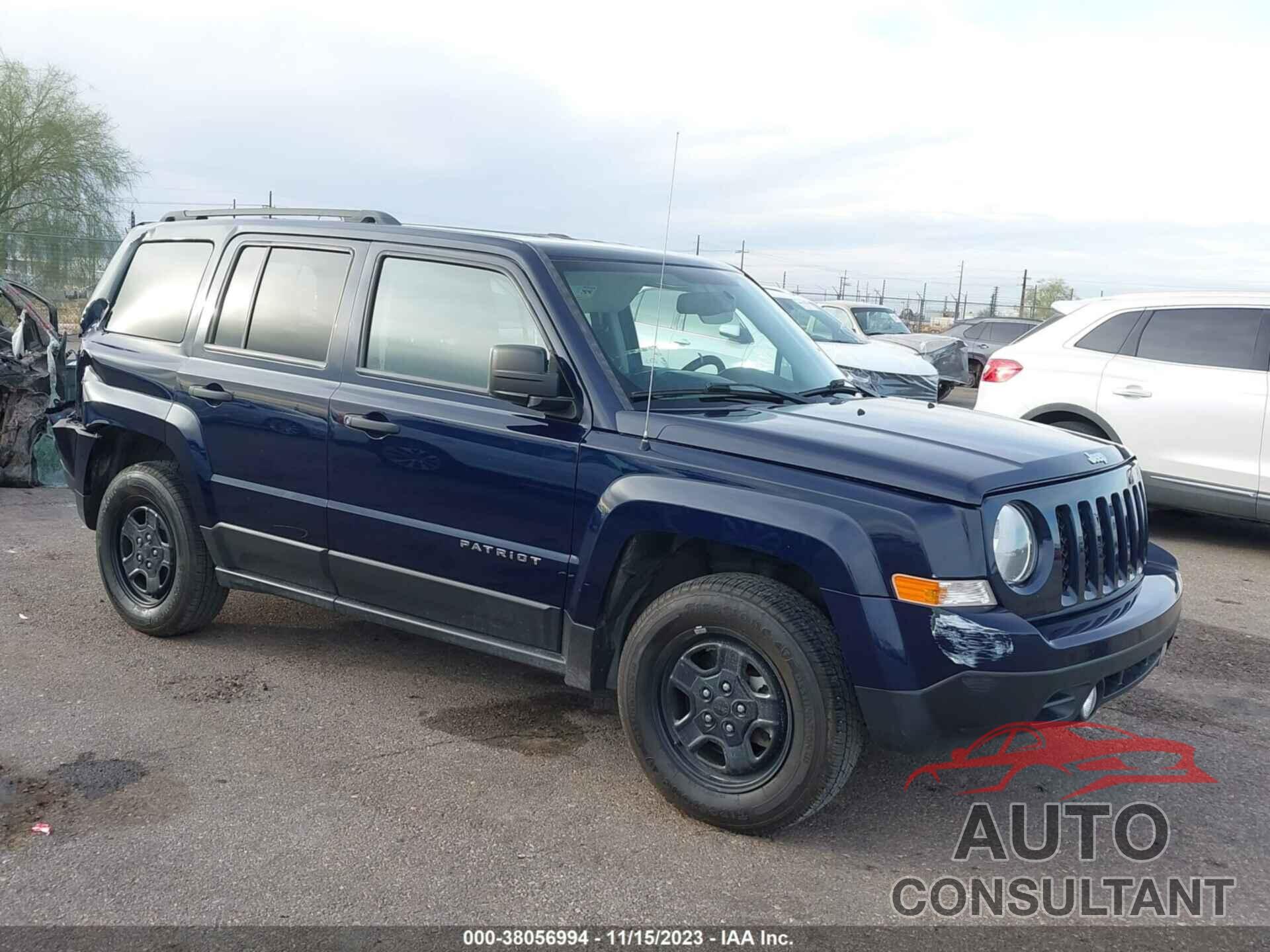 JEEP PATRIOT 2016 - 1C4NJPBA6GD569309