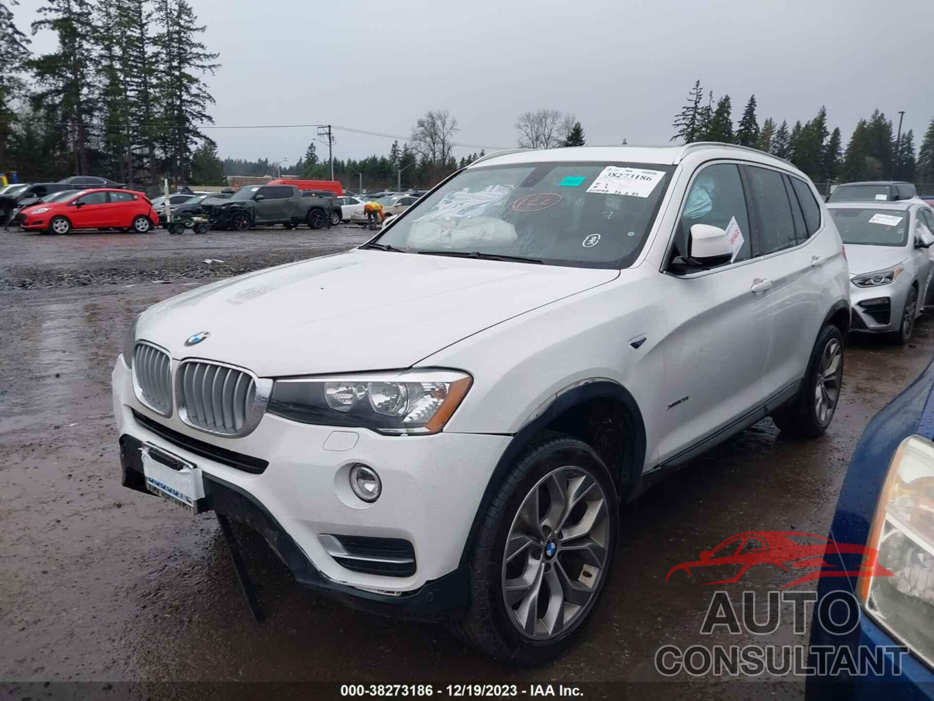 BMW X3 2016 - 5UXWX9C55G0B91949