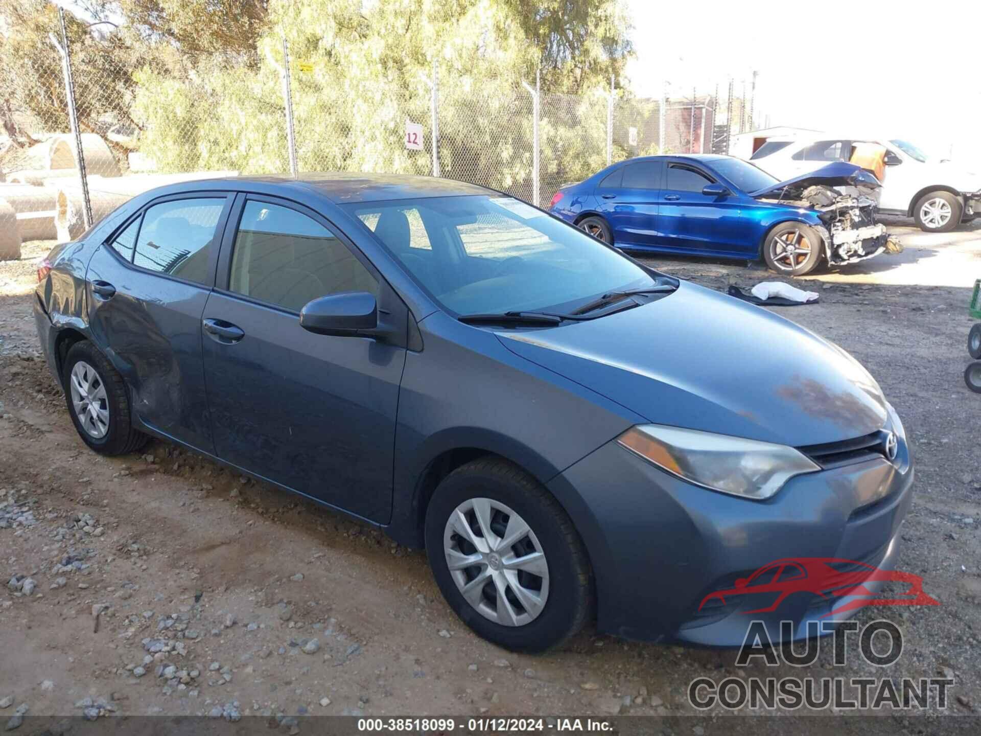 TOYOTA COROLLA 2015 - 2T1BURHE2FC395749