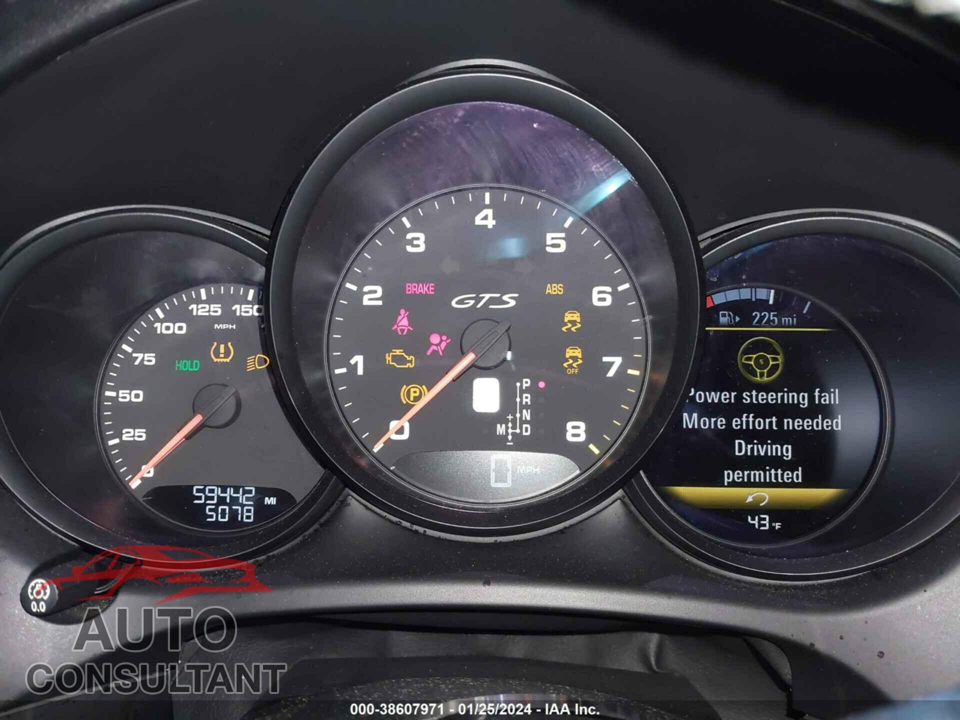 PORSCHE MACAN 2017 - WP1AG2A50HLB51077