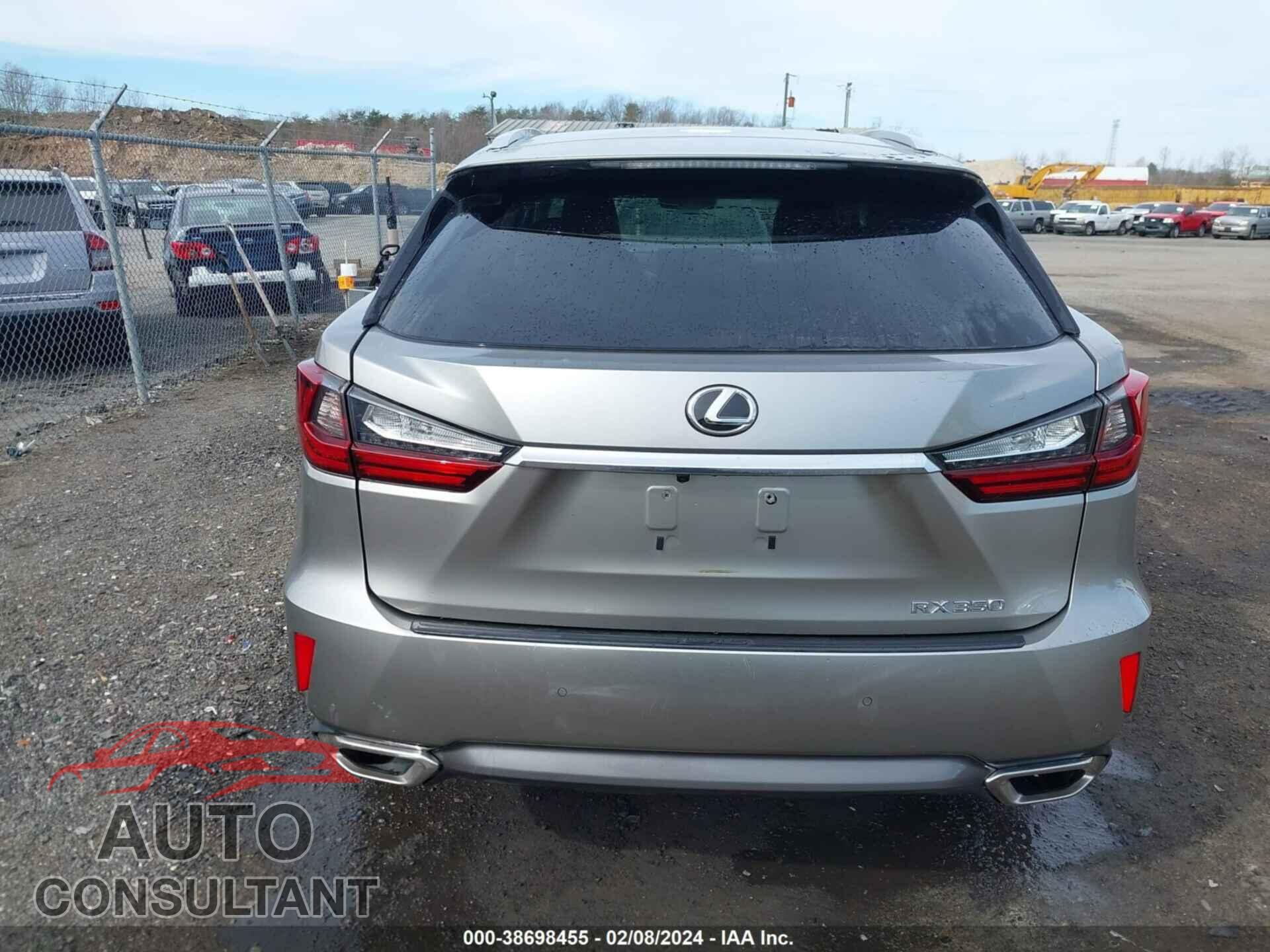 LEXUS RX 350 2017 - 2T2BZMCA5HC055972