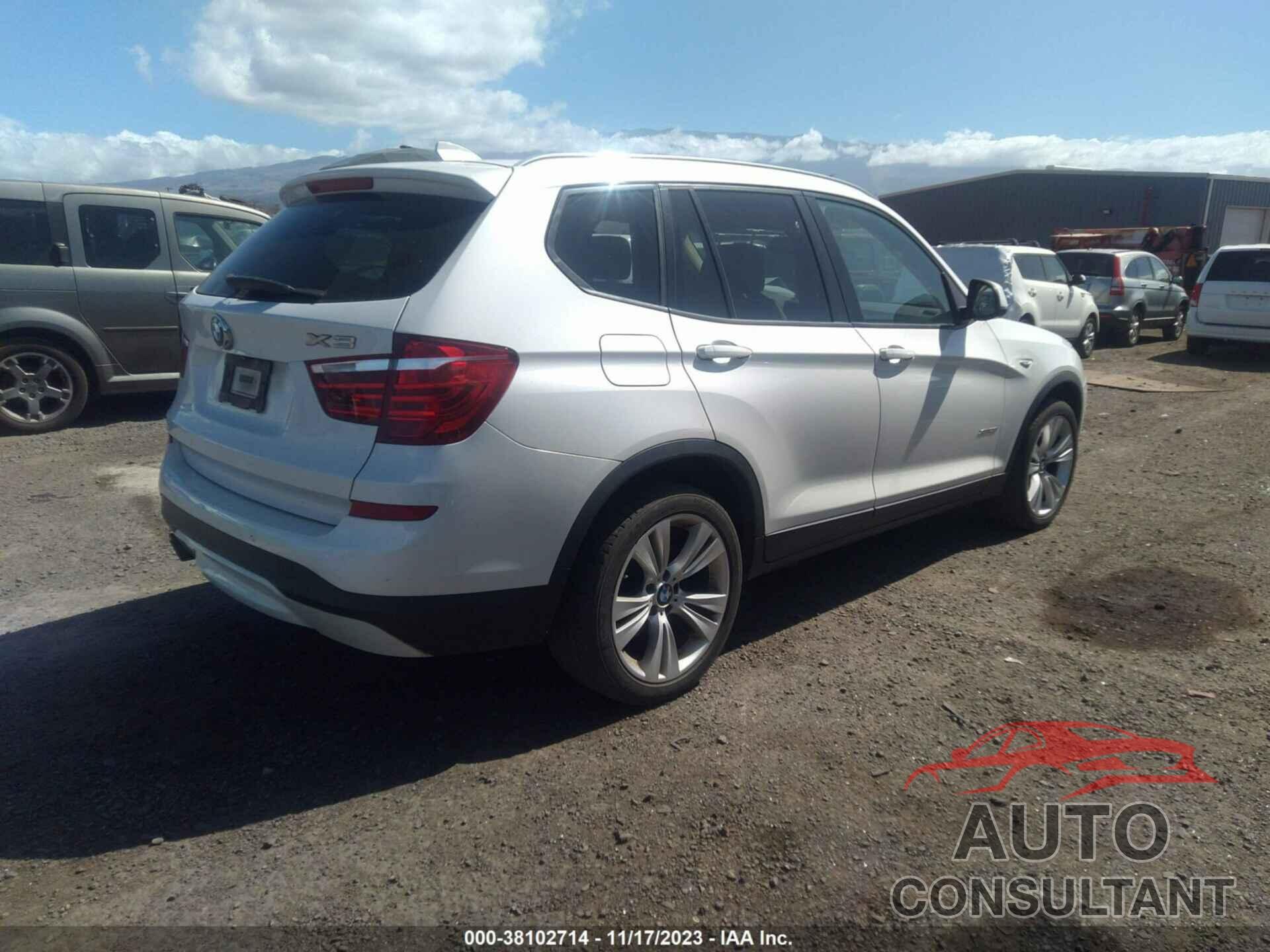 BMW X3 2016 - 5UXWX9C52G0D74218