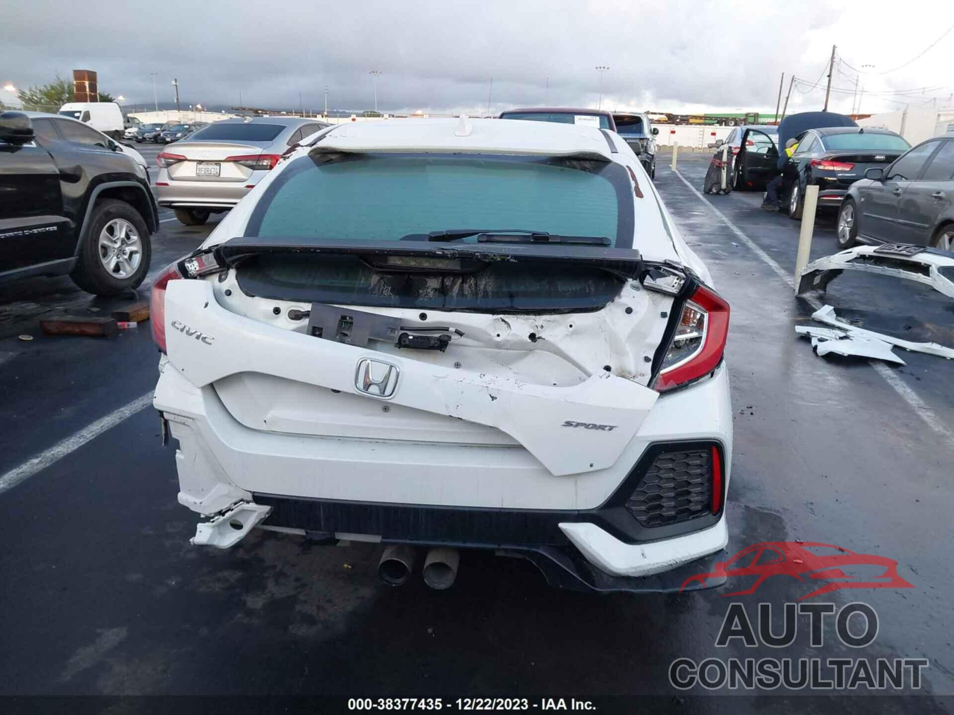 HONDA CIVIC HATCHBACK 2017 - SHHFK7H40HU407624