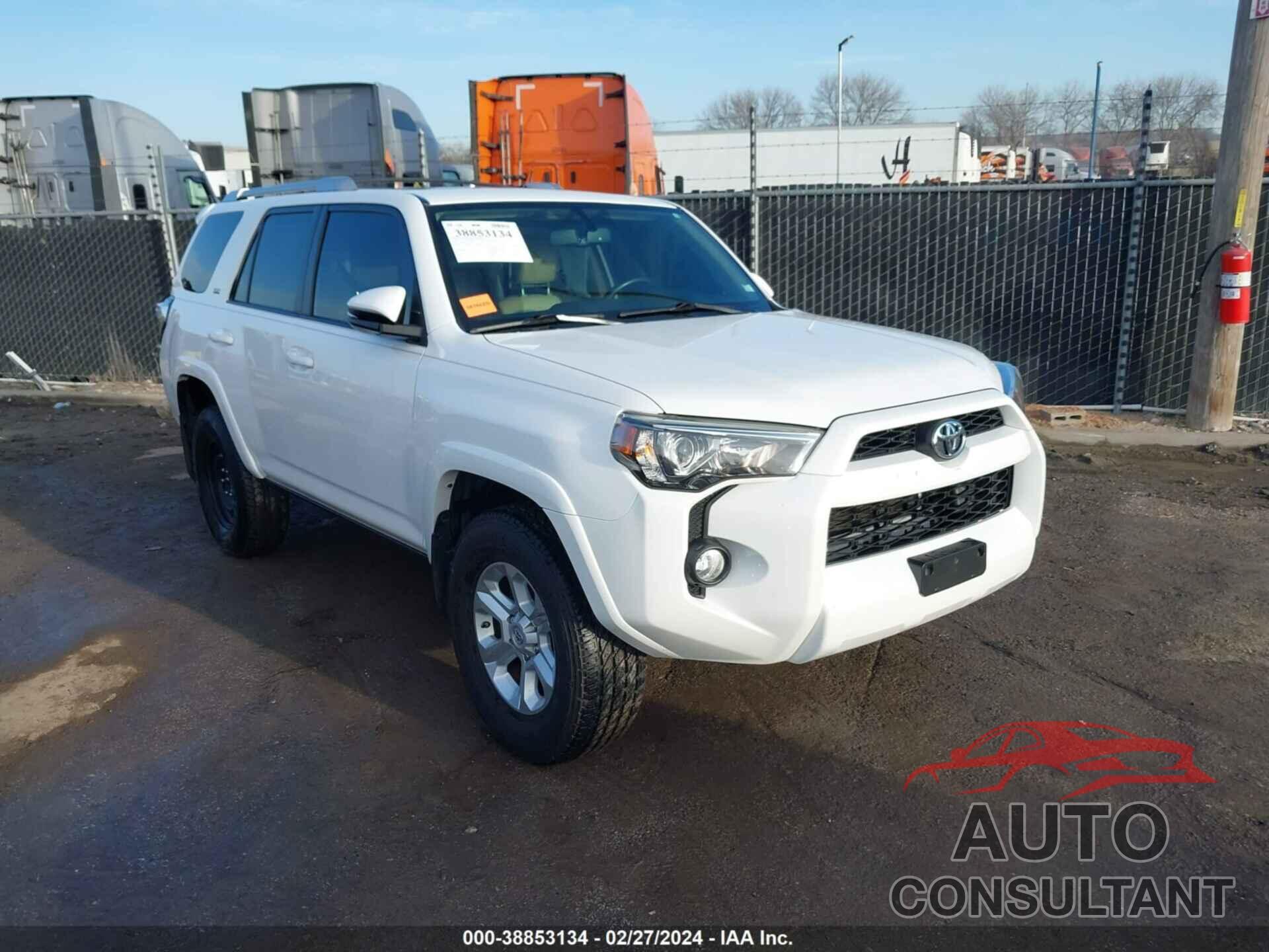 TOYOTA 4RUNNER 2016 - JTEBU5JR4G5353891