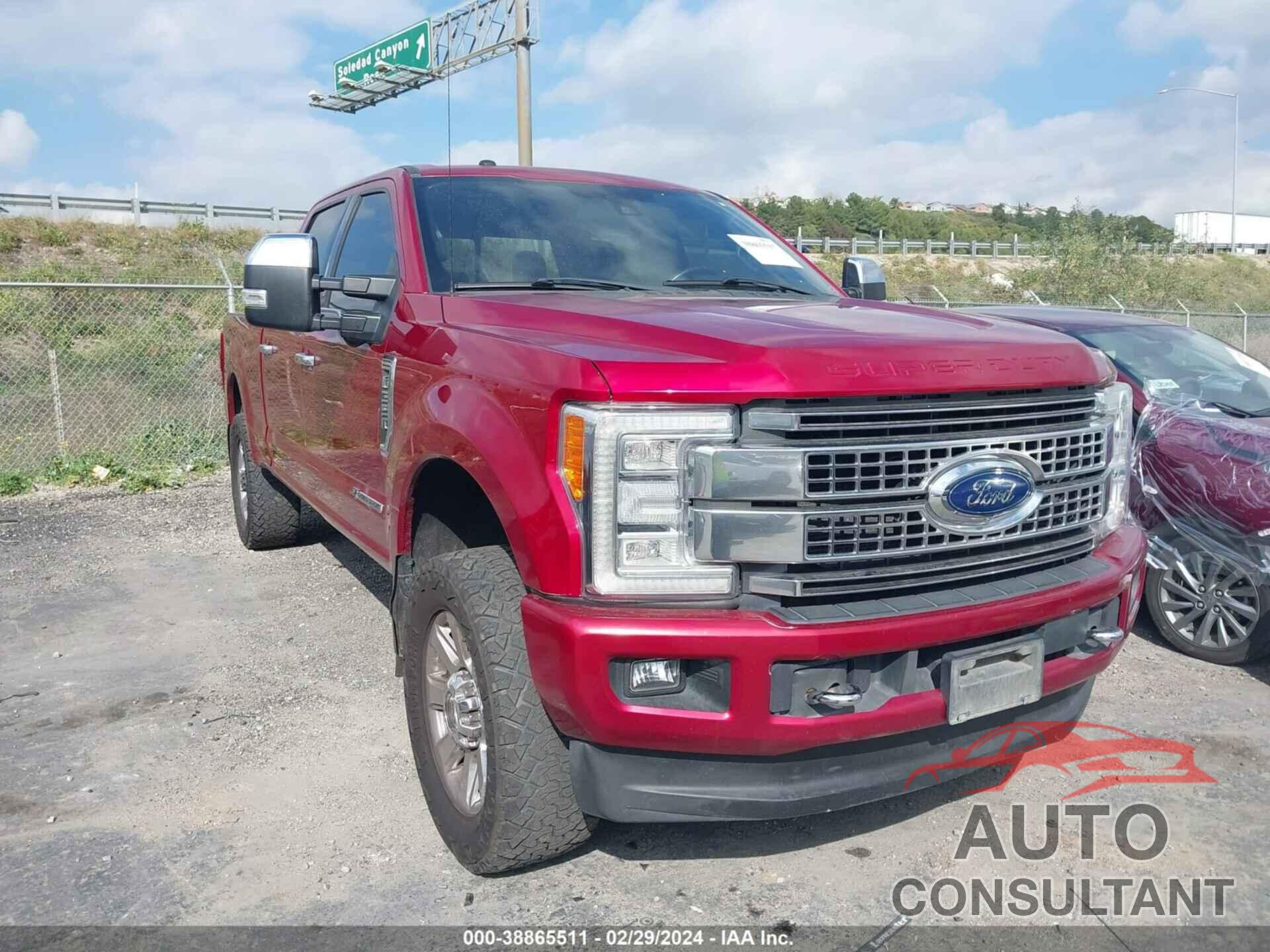 FORD F-350 2017 - 1FT8W3BT4HED58713
