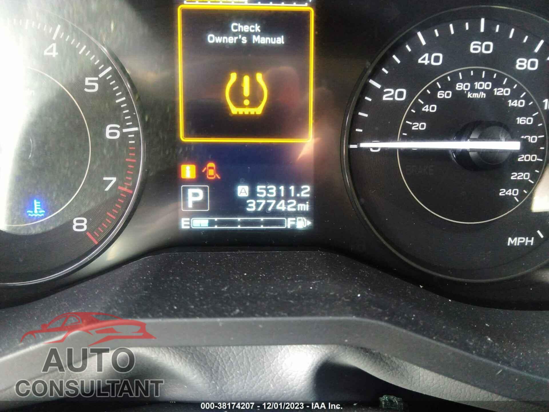 SUBARU IMPREZA 2021 - 4S3GKAB64M3607040