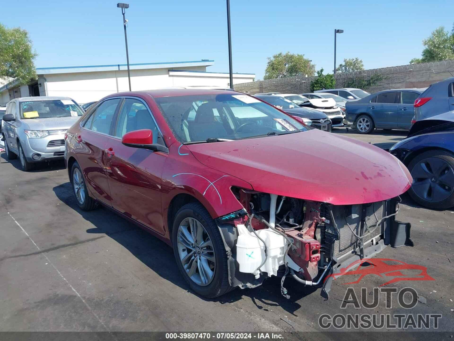 TOYOTA CAMRY 2016 - 4T1BF1FK3GU596628