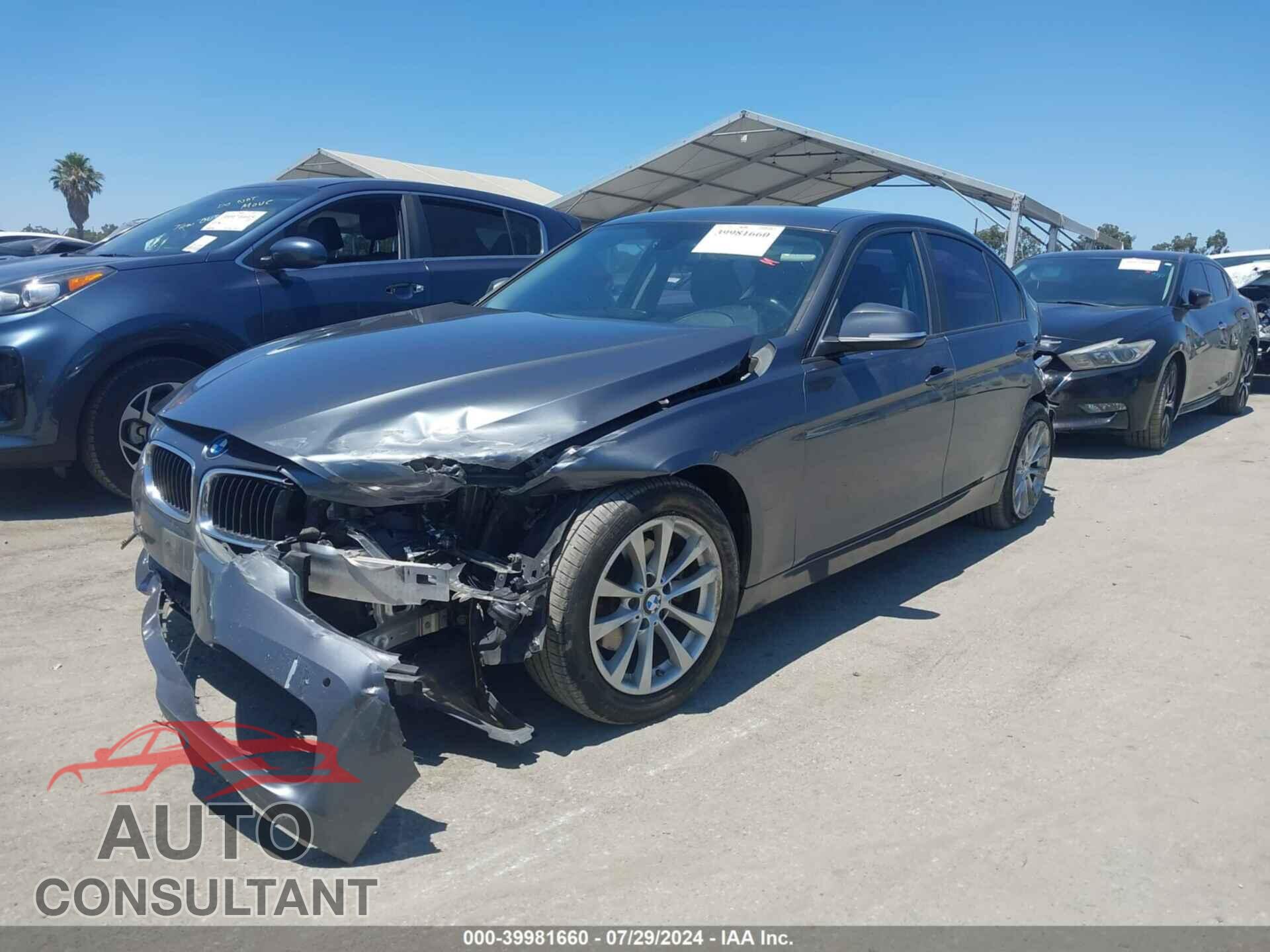 BMW 320I 2016 - WBA8E5G53GNU21045