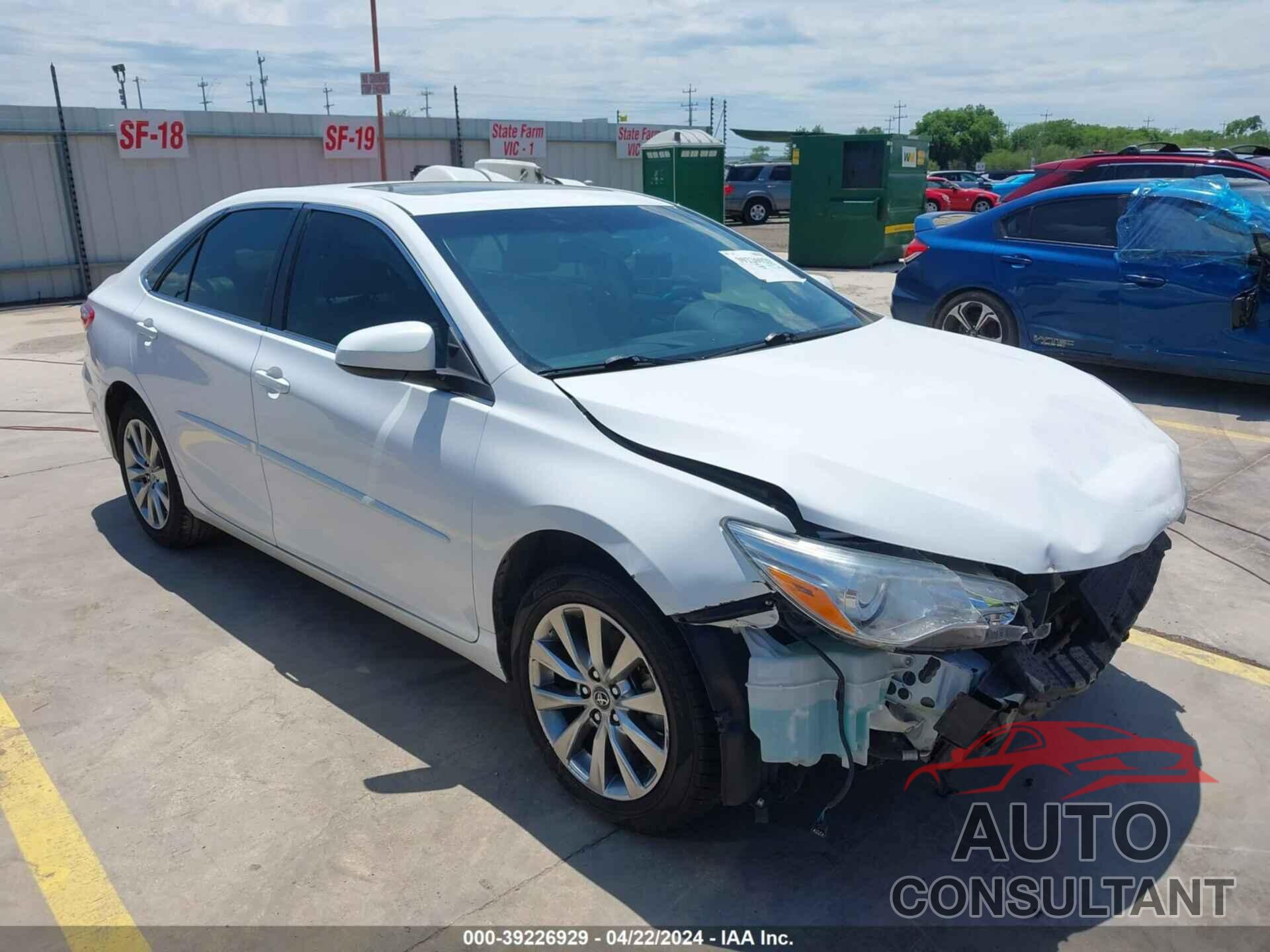 TOYOTA CAMRY 2016 - 4T1BF1FK5GU597084