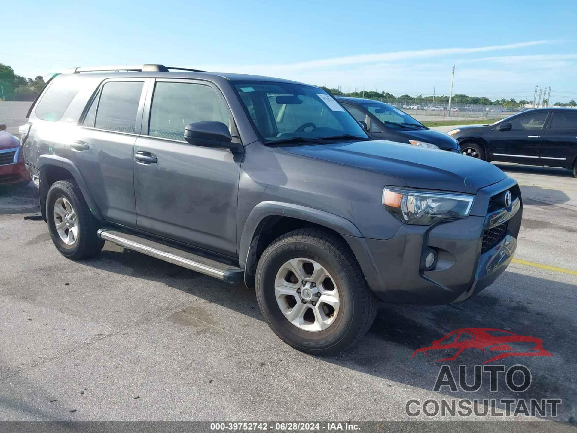 TOYOTA 4RUNNER 2019 - JTEZU5JR4K5200662