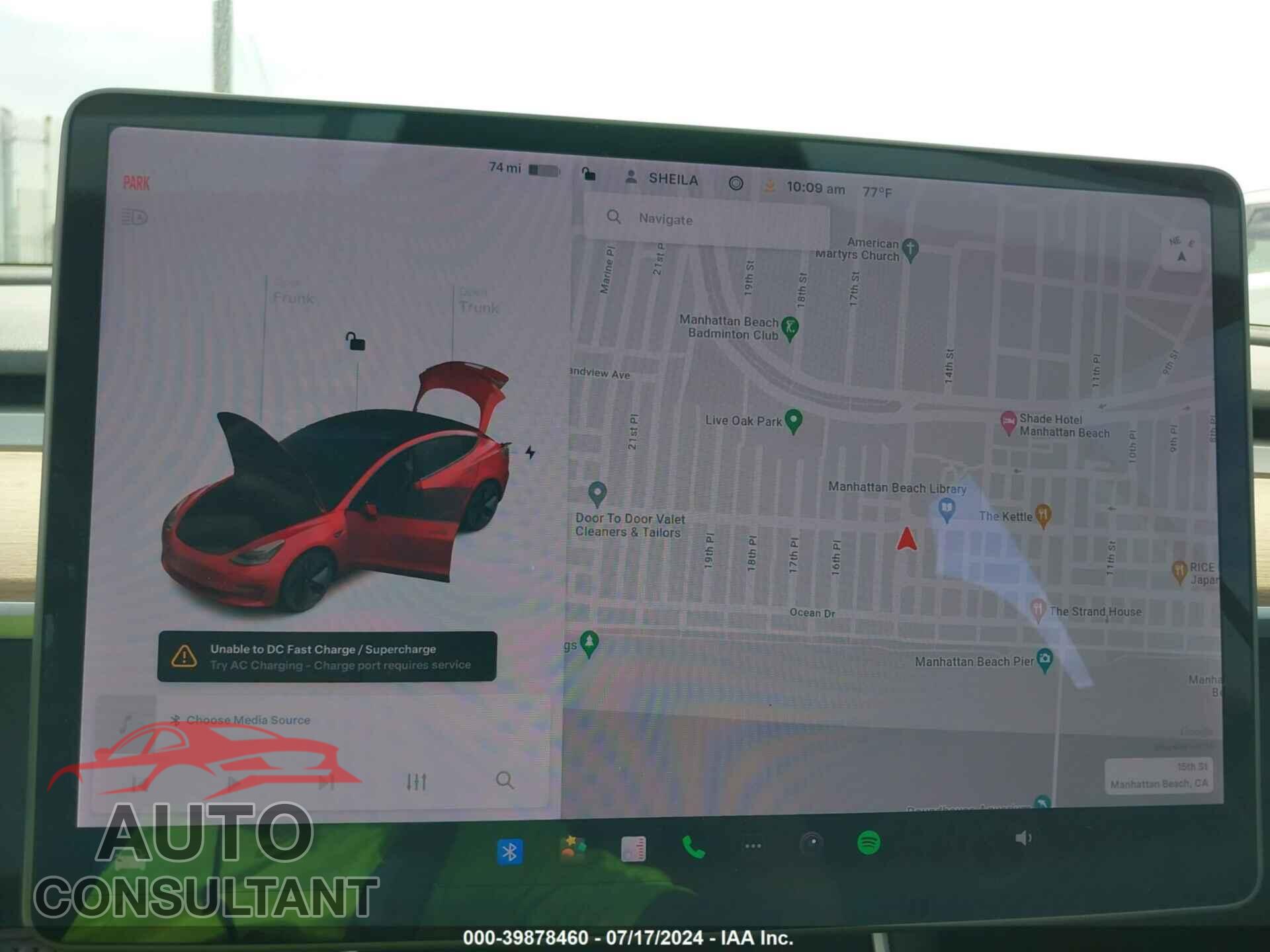 TESLA MODEL 3 2020 - 5YJ3E1EA8LF632515