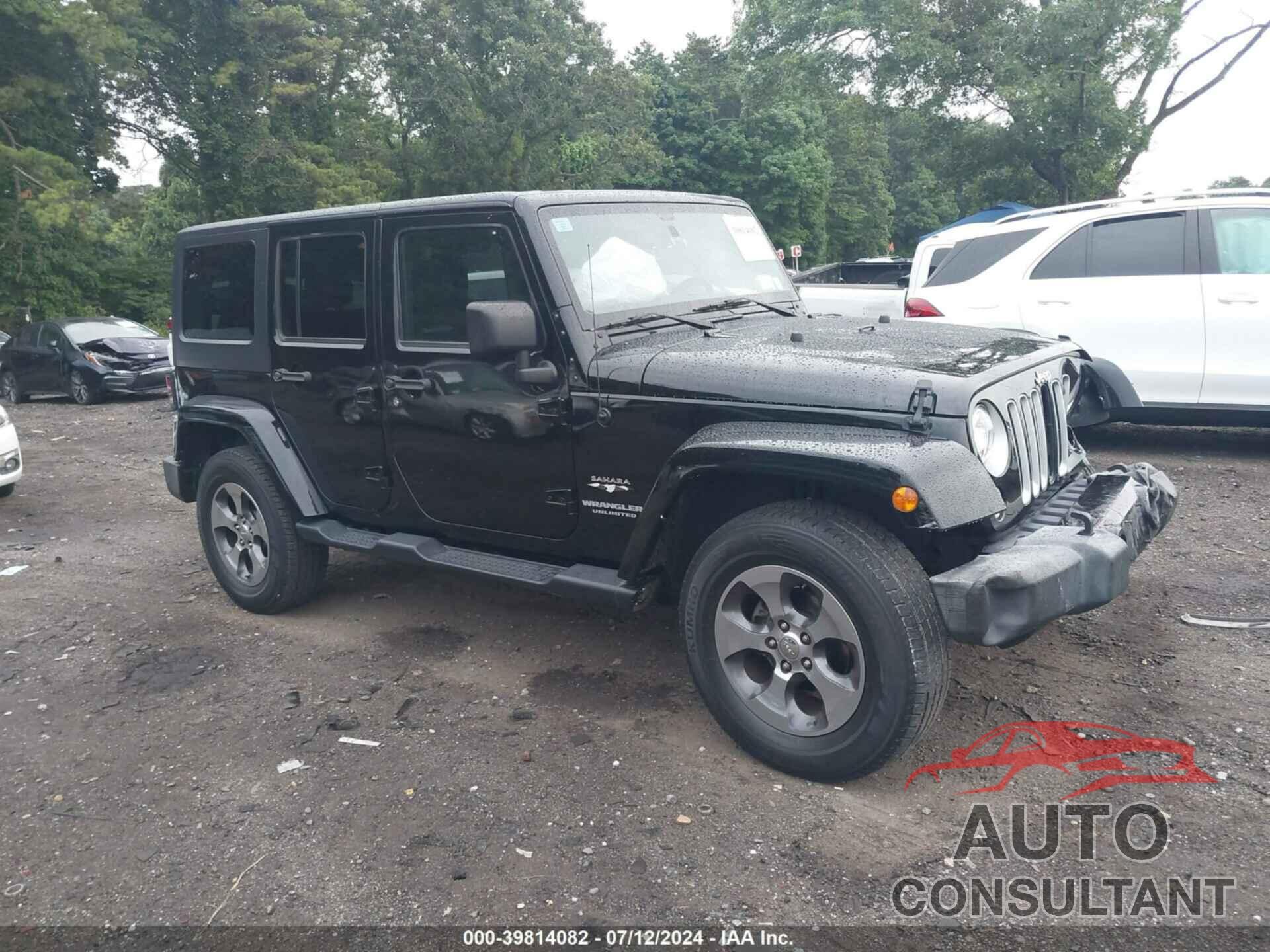 JEEP WRANGLER UNLIMITED 2017 - 1C4HJWEG7HL505956