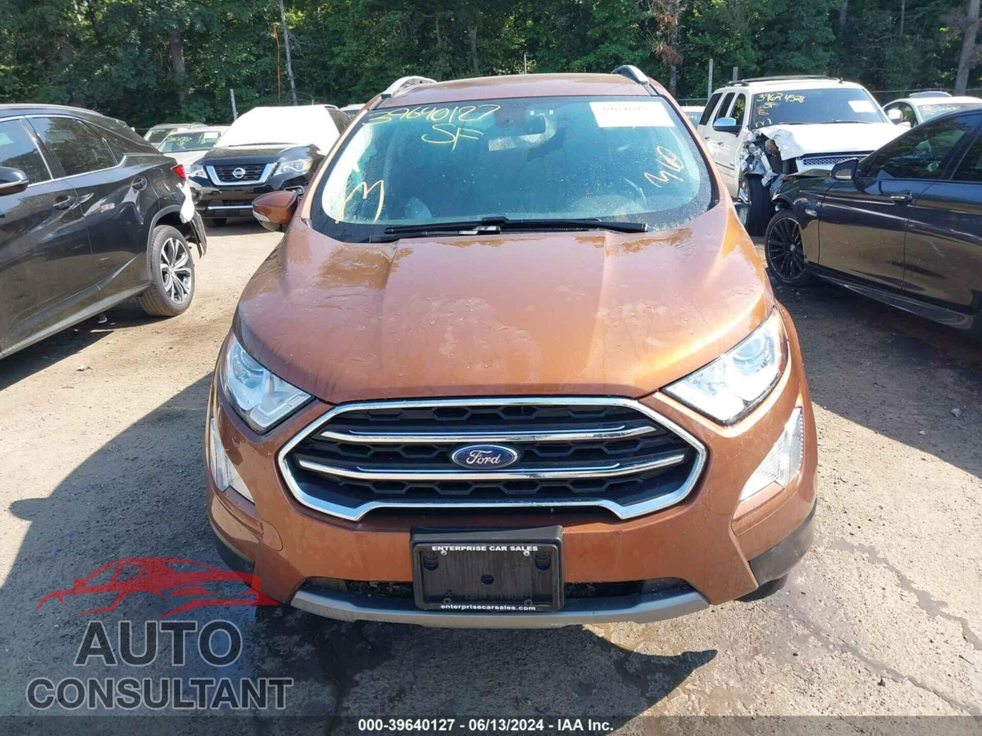 FORD ECOSPORT 2020 - MAJ6S3KL3LC366220