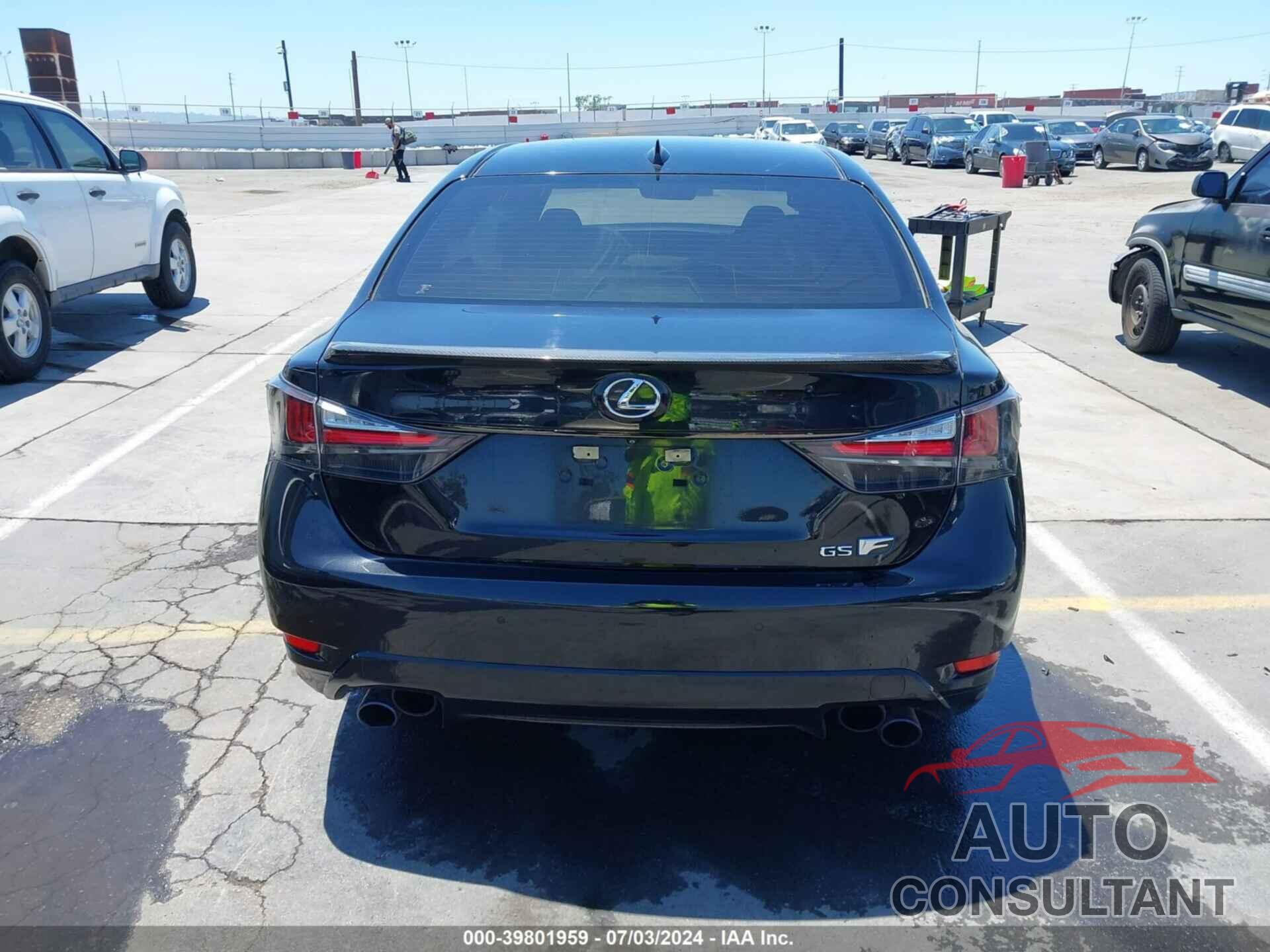 LEXUS GS F 2016 - JTHBP1BL9GA001961
