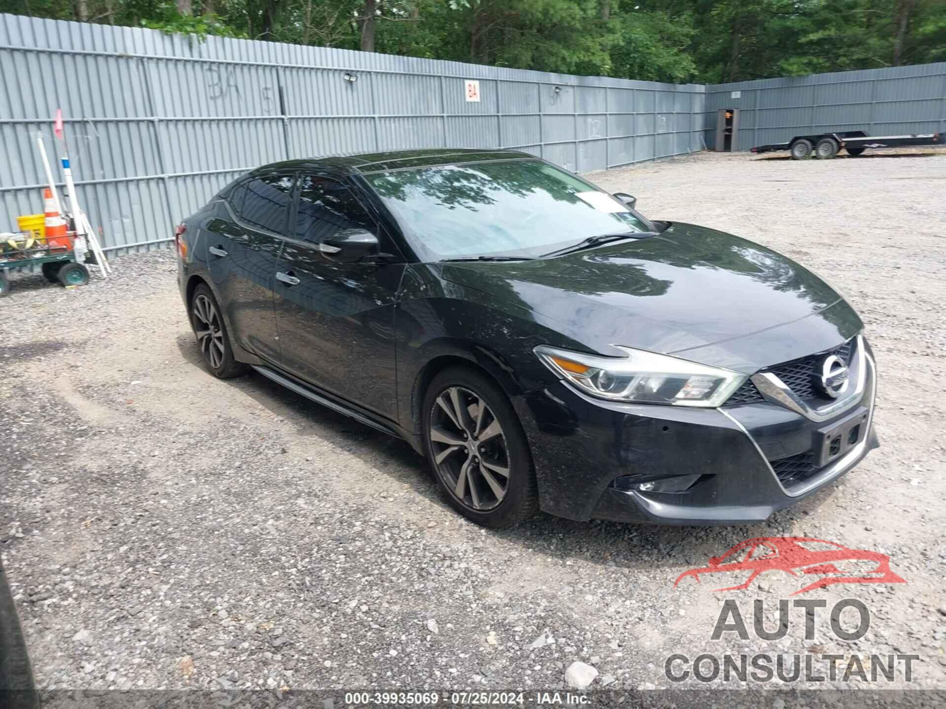 NISSAN MAXIMA 2018 - 1N4AA6AP5JC400190