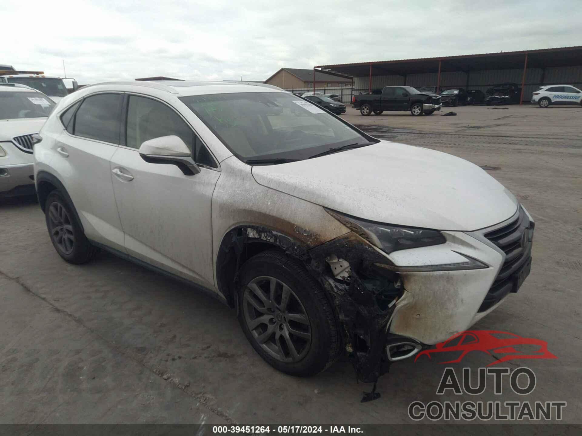 LEXUS NX 200T 2016 - JTJBARBZ4G2075303