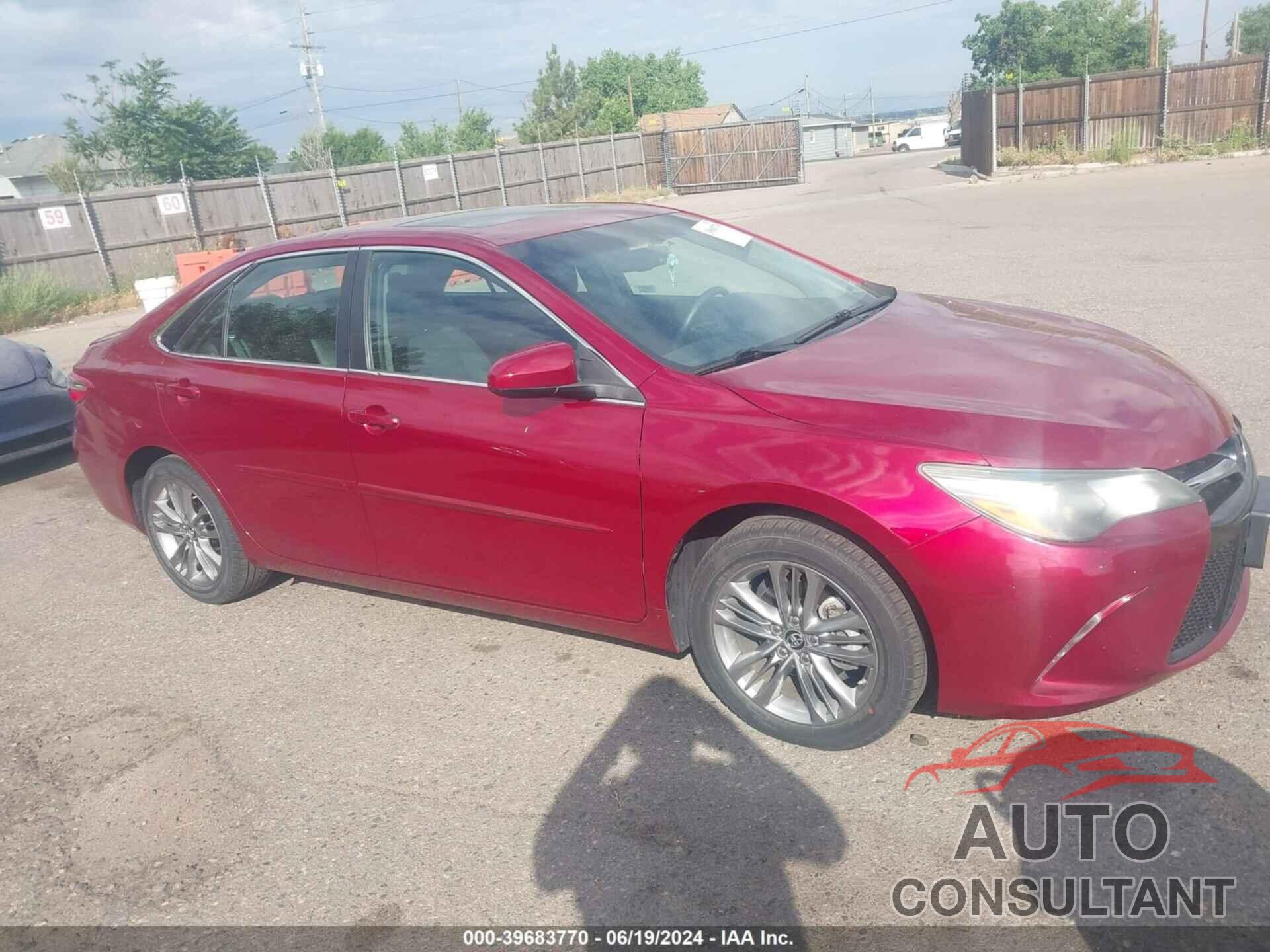 TOYOTA CAMRY 2016 - 4T1BF1FK6GU611669