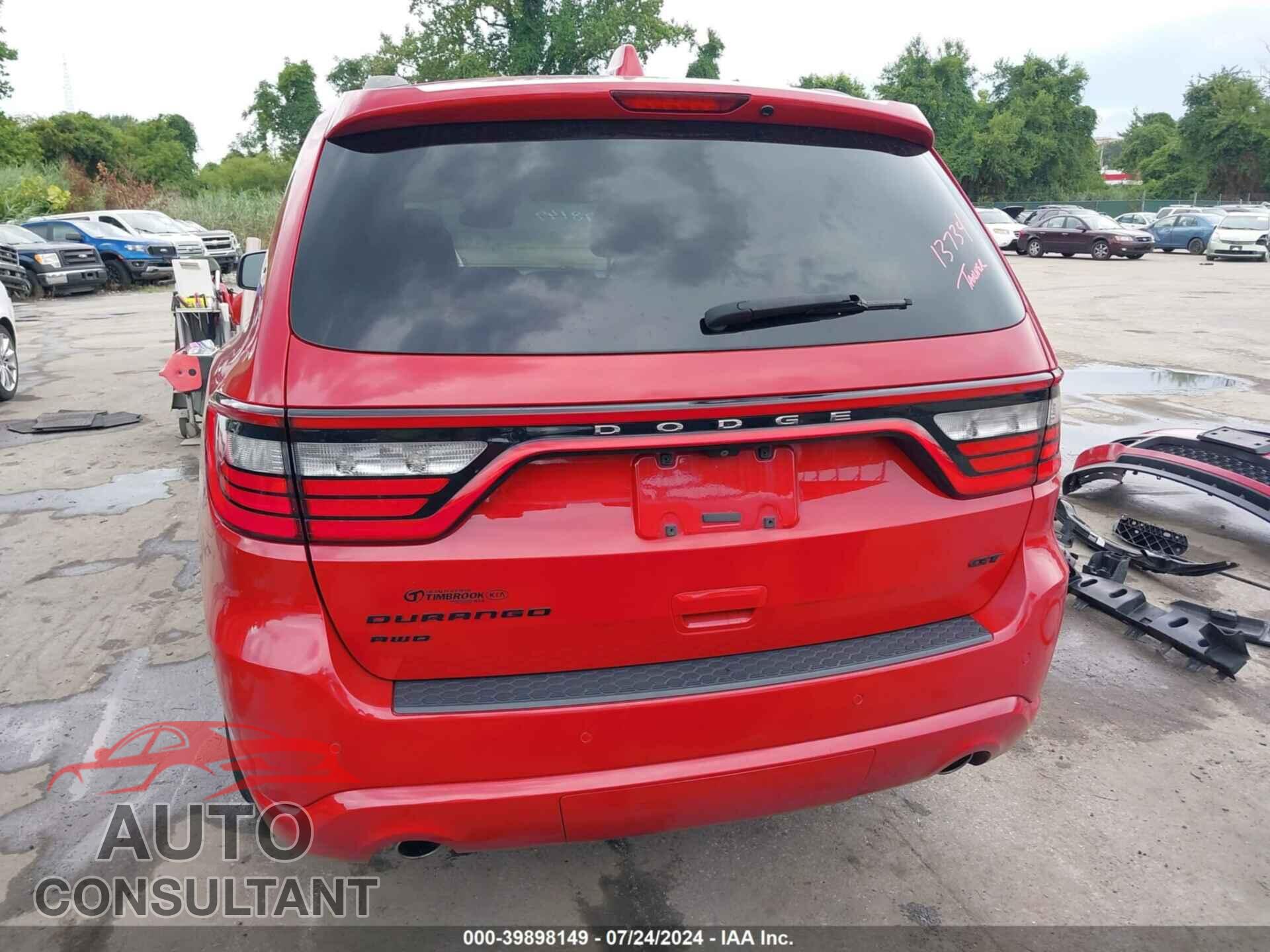 DODGE DURANGO 2017 - 1C4RDJDGXHC884239