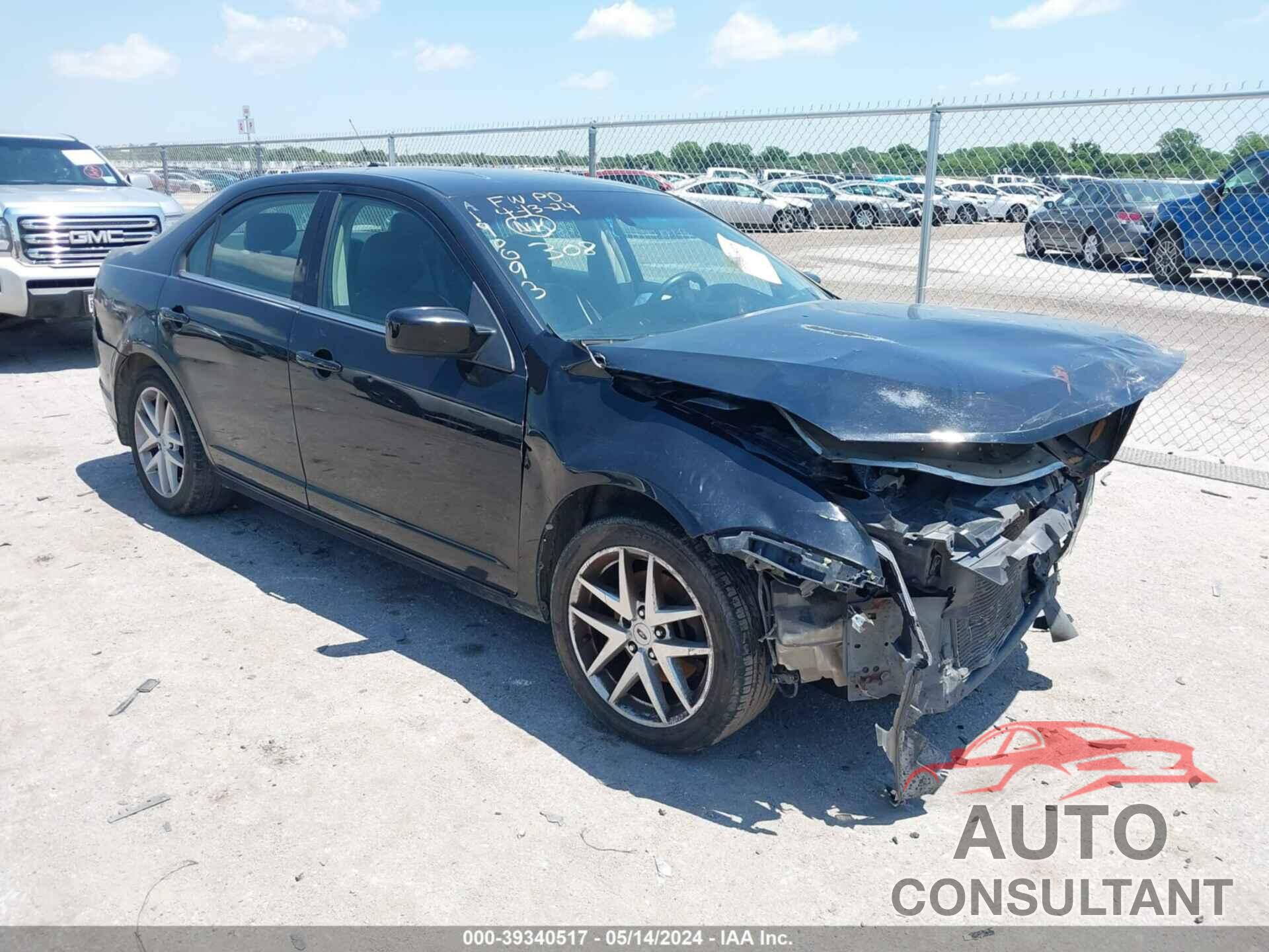 FORD FUSION 2012 - 3FAHP0JG9CR146255