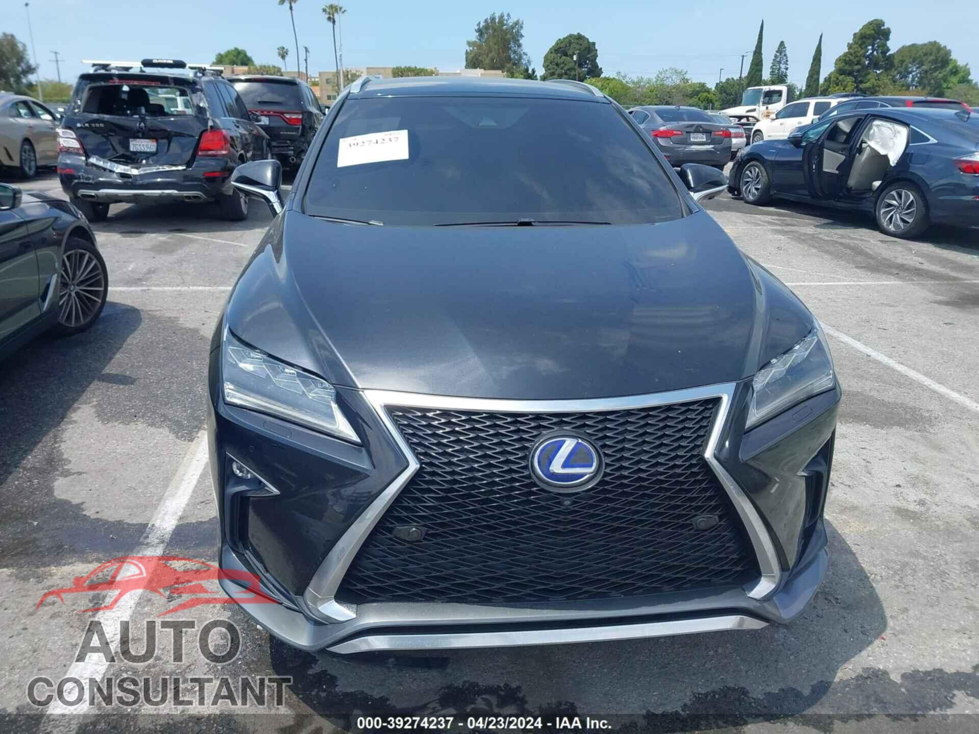 LEXUS RX 450H 2017 - 2T2BGMCA3HC010647
