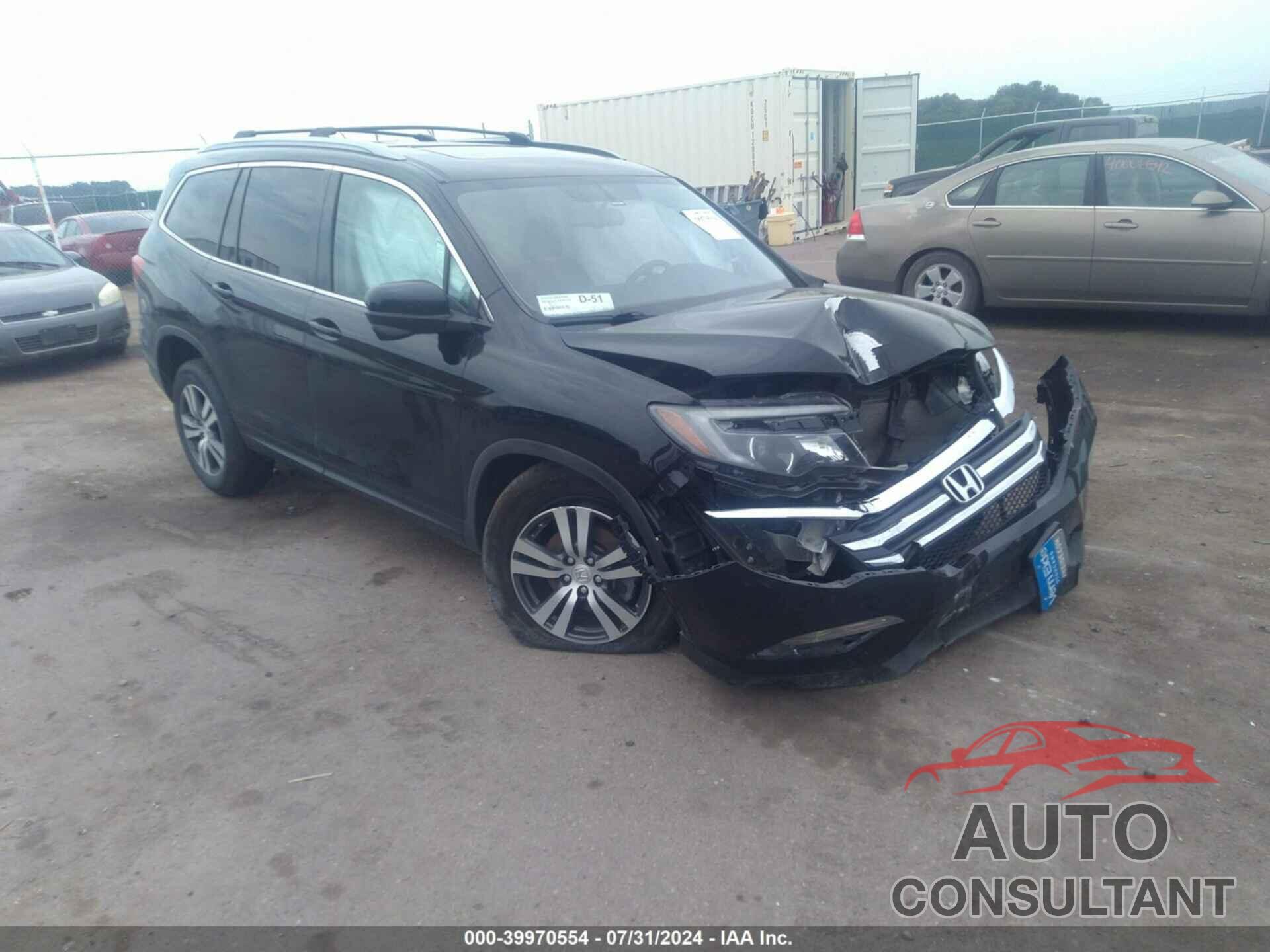 HONDA PILOT 2017 - 5FNYF6H88HB075217