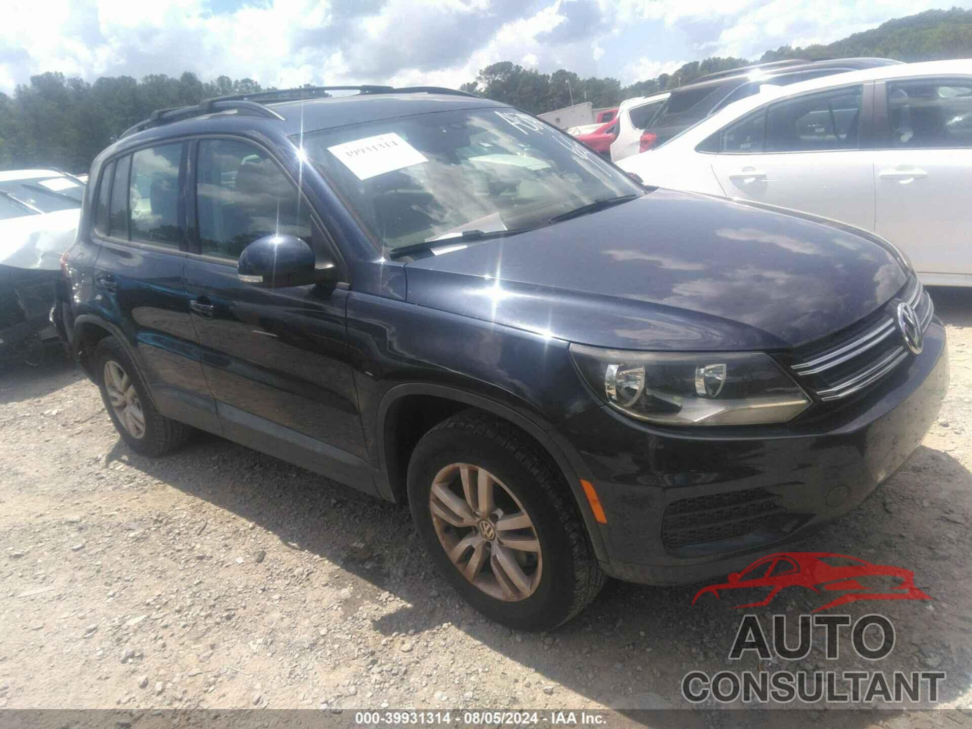 VOLKSWAGEN TIGUAN 2016 - WVGAV7AX3GW595049