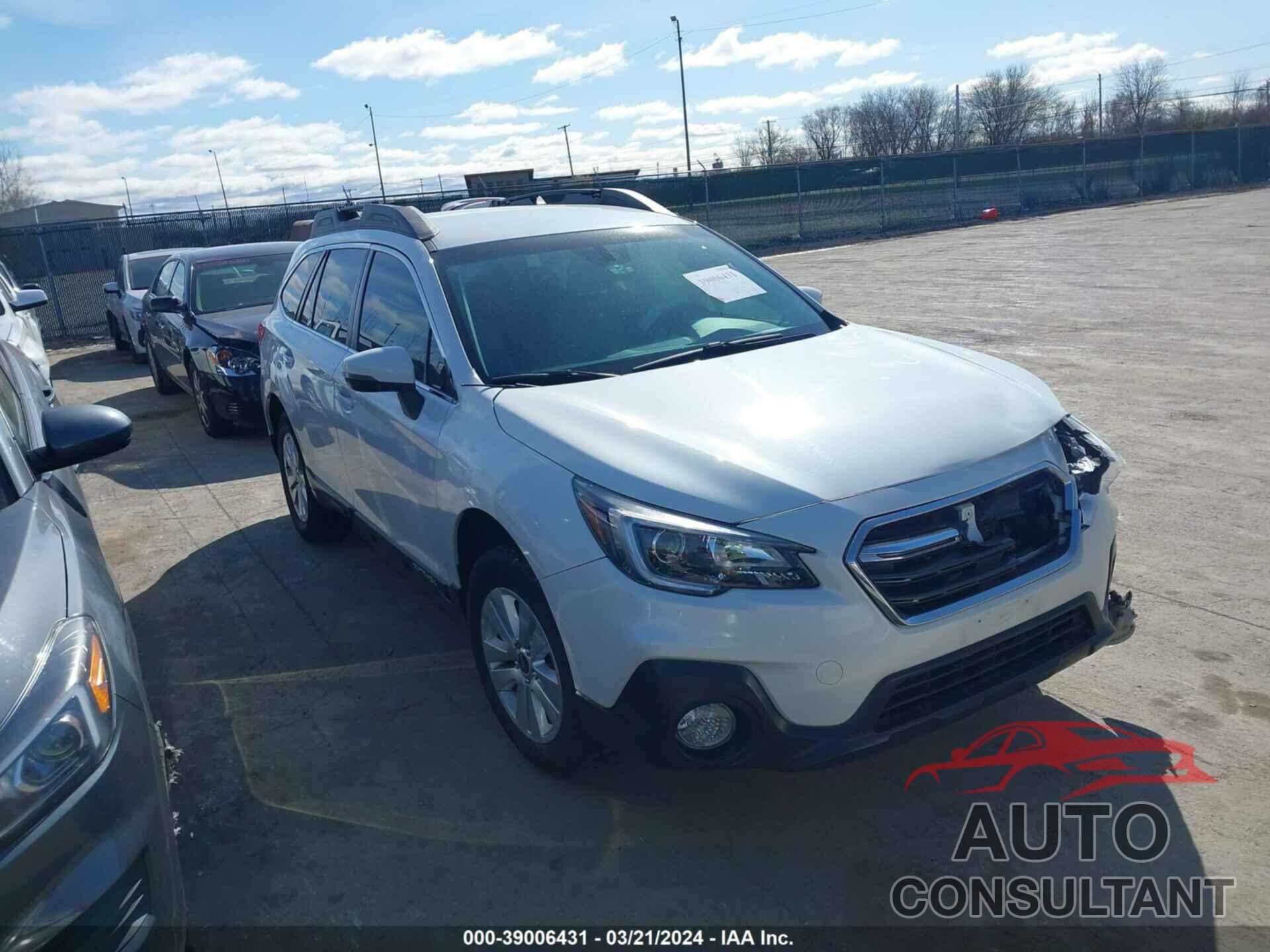 SUBARU OUTBACK 2018 - 4S4BSAFC1J3269422