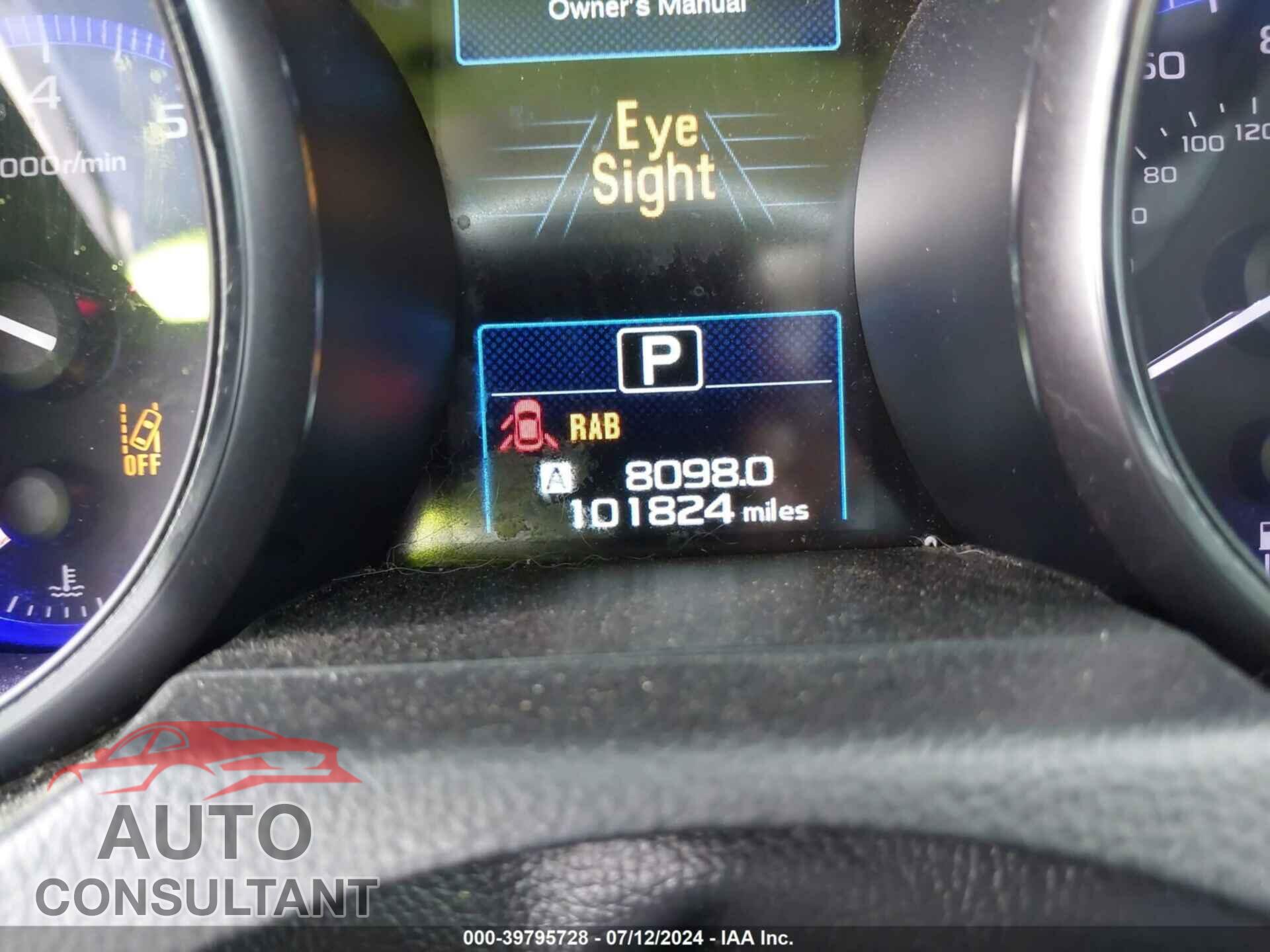 SUBARU OUTBACK 2017 - 4S4BSANC7H3211679