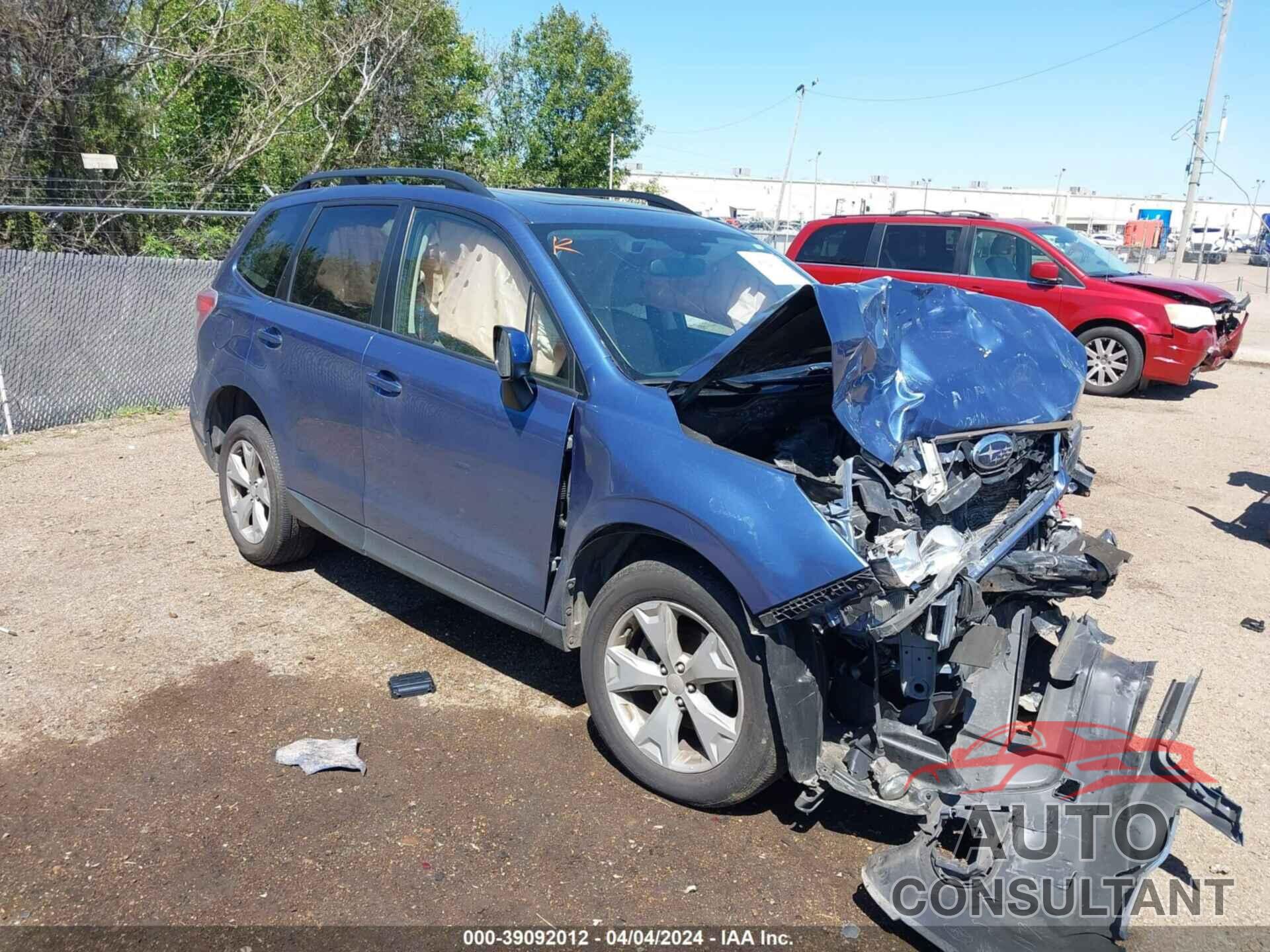 SUBARU FORESTER 2016 - JF2SJAGC3GH522291