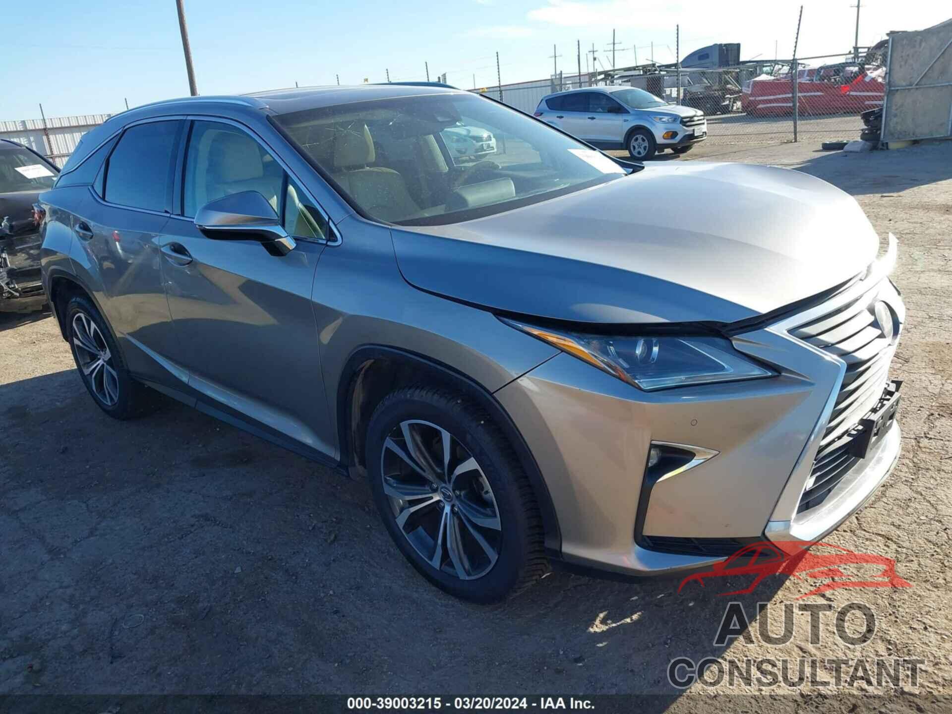 LEXUS RX 2017 - 2T2ZZMCA6HC041464