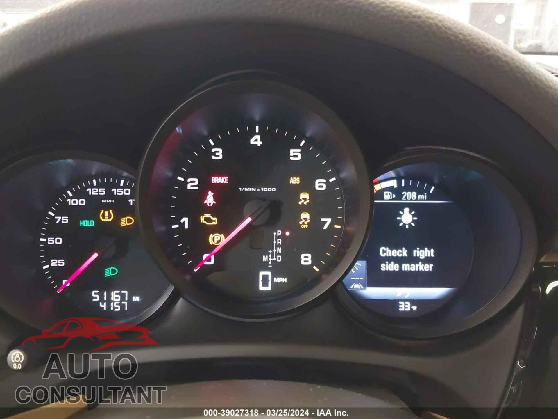 PORSCHE MACAN 2018 - WP1AA2A56JLB09150