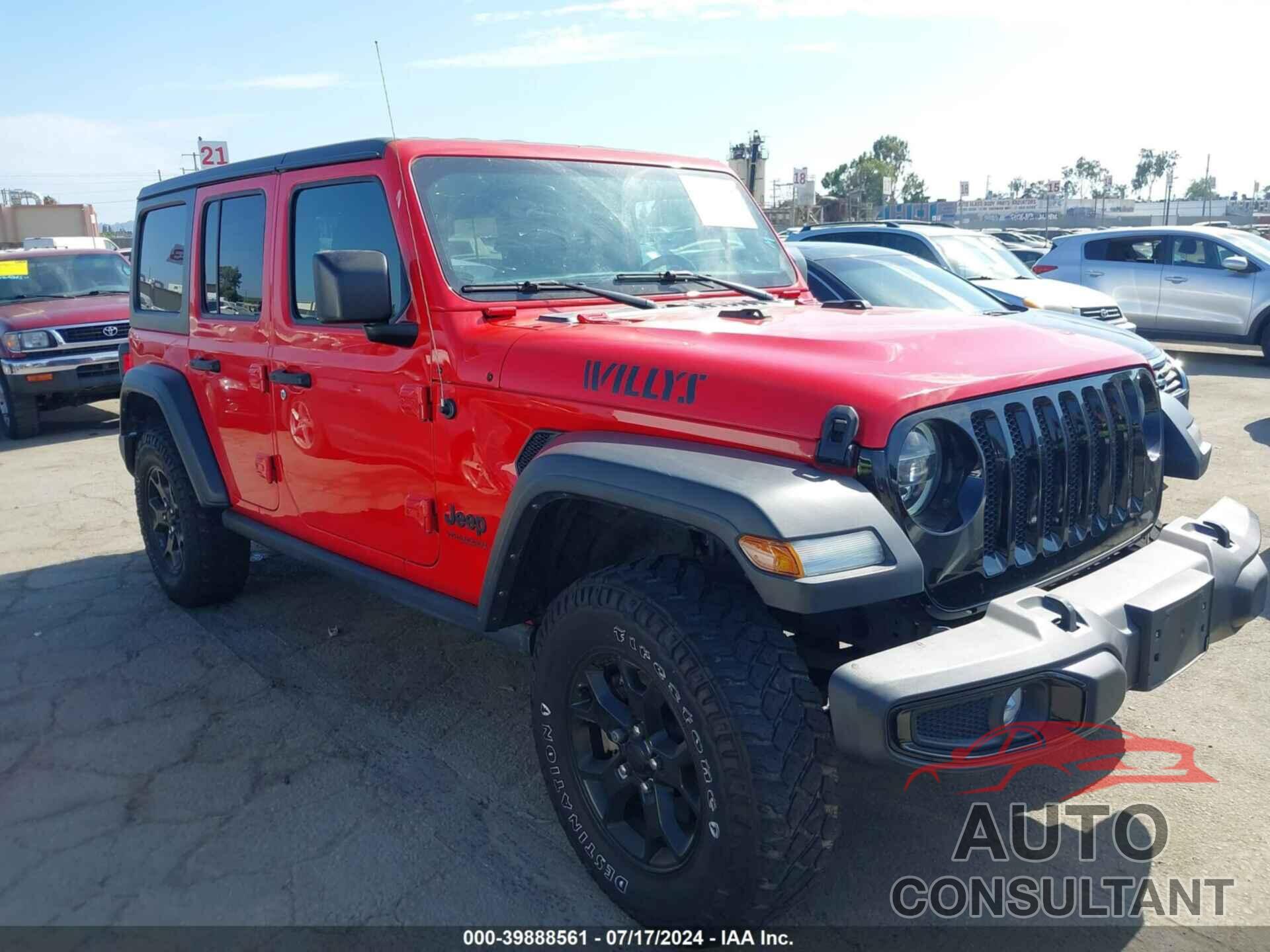 JEEP WRANGLER UNLIMITED 2021 - 1C4HJXDG4MW694873