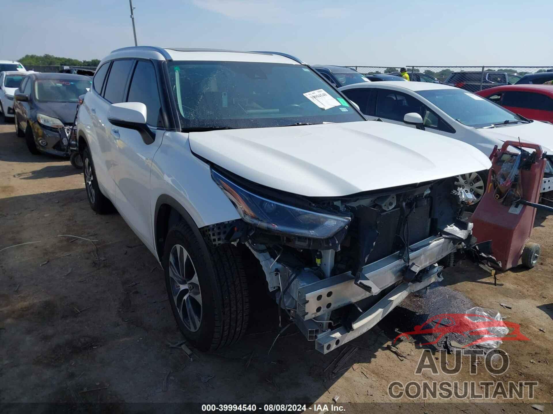 TOYOTA HIGHLANDER 2021 - 5TDGZRAH9MS071827