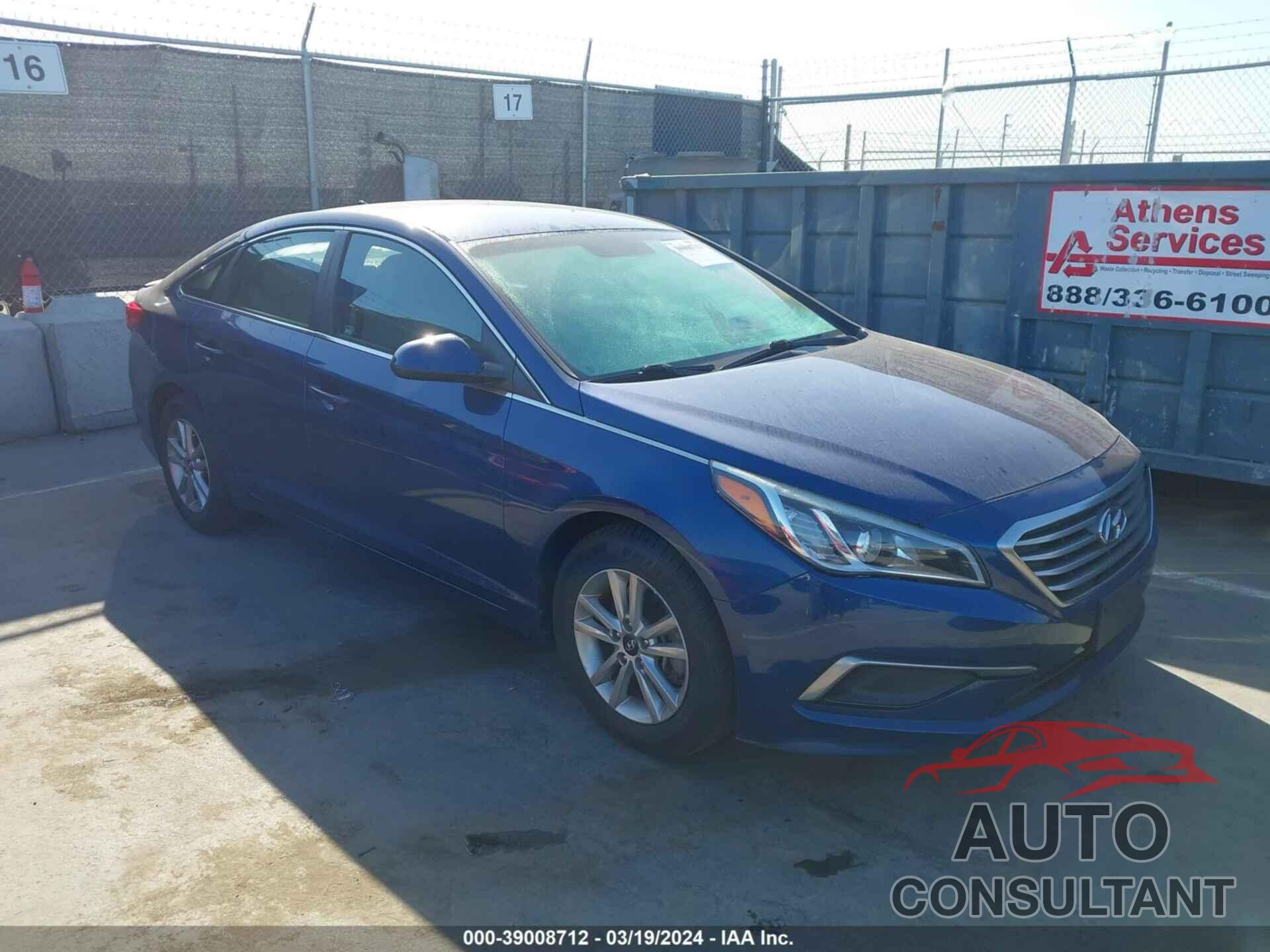 HYUNDAI SONATA 2016 - 5NPE24AF9GH395996