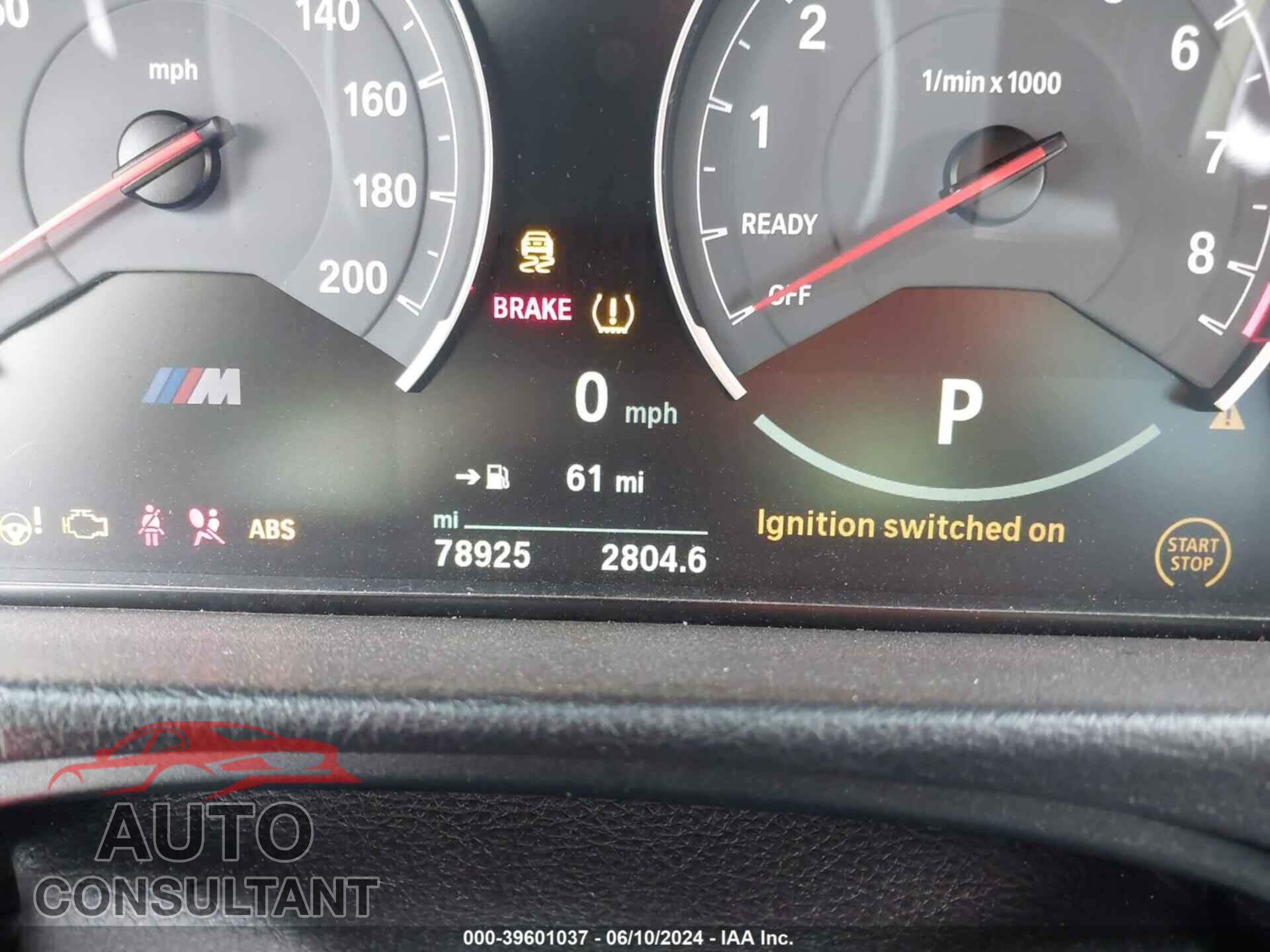 BMW M3 2017 - WBS8M9C59H5G83331